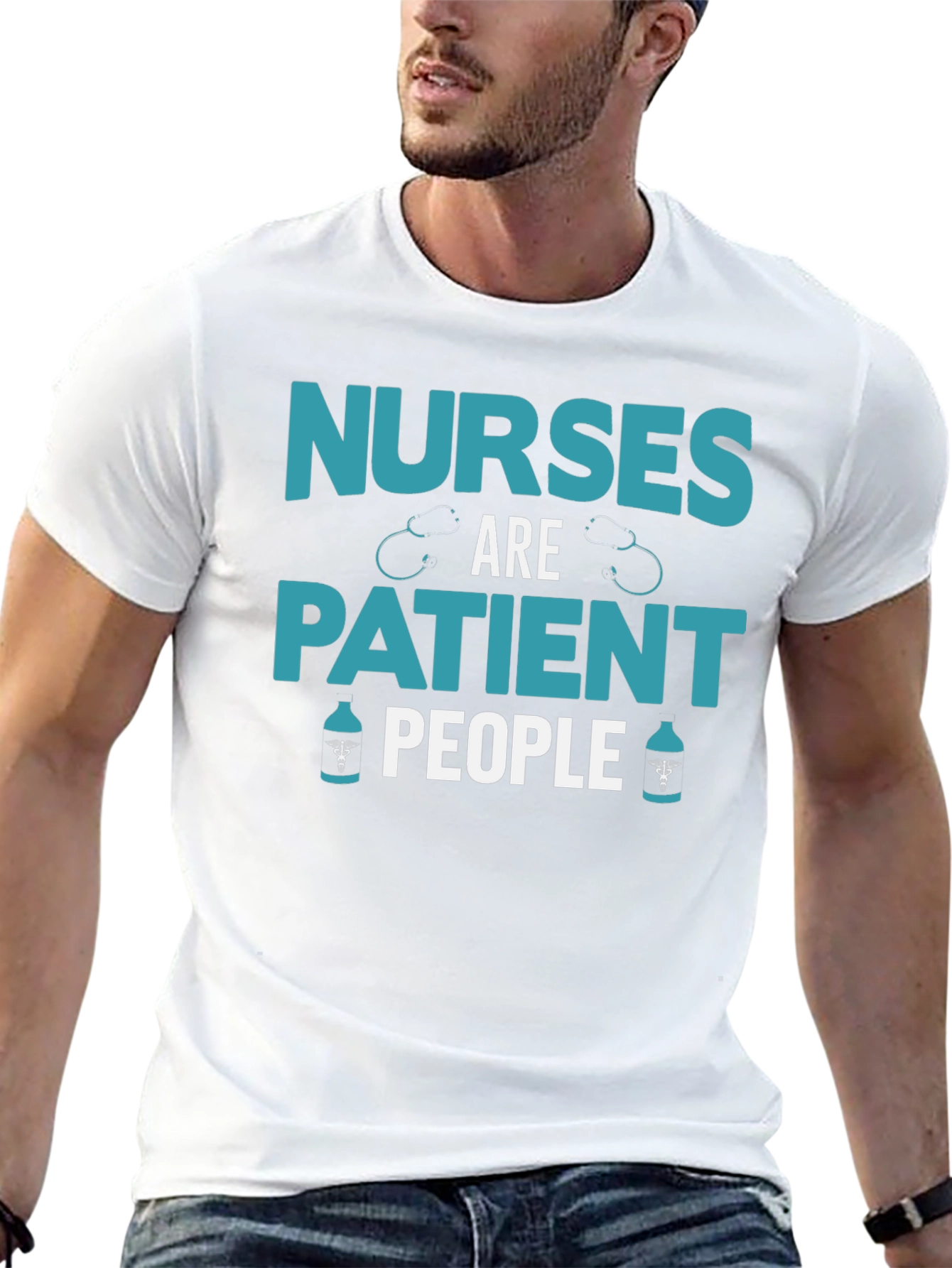 Nurses Are Patient People Graphic T-Shirt