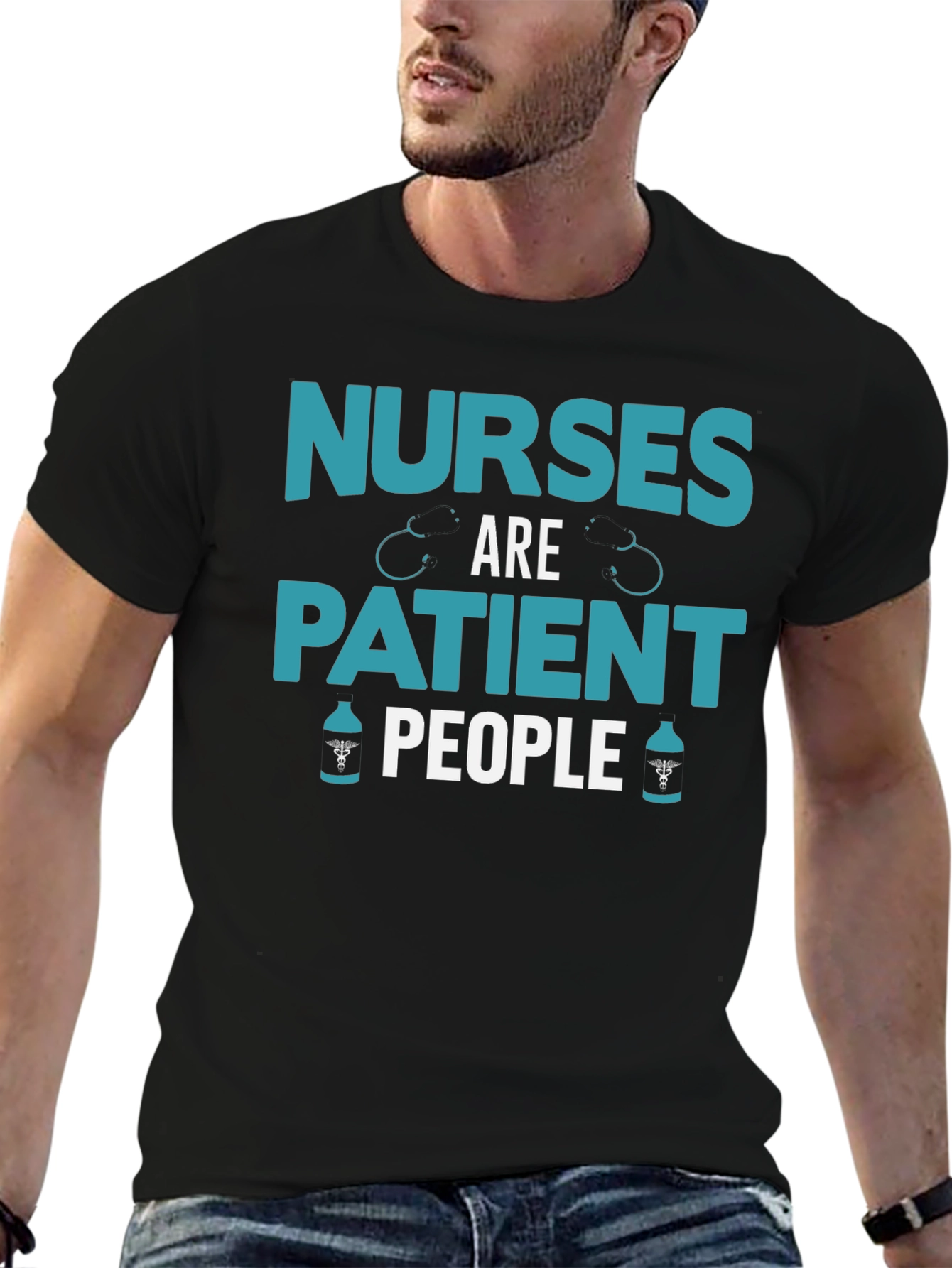Nurses Are Patient People Graphic T-Shirt