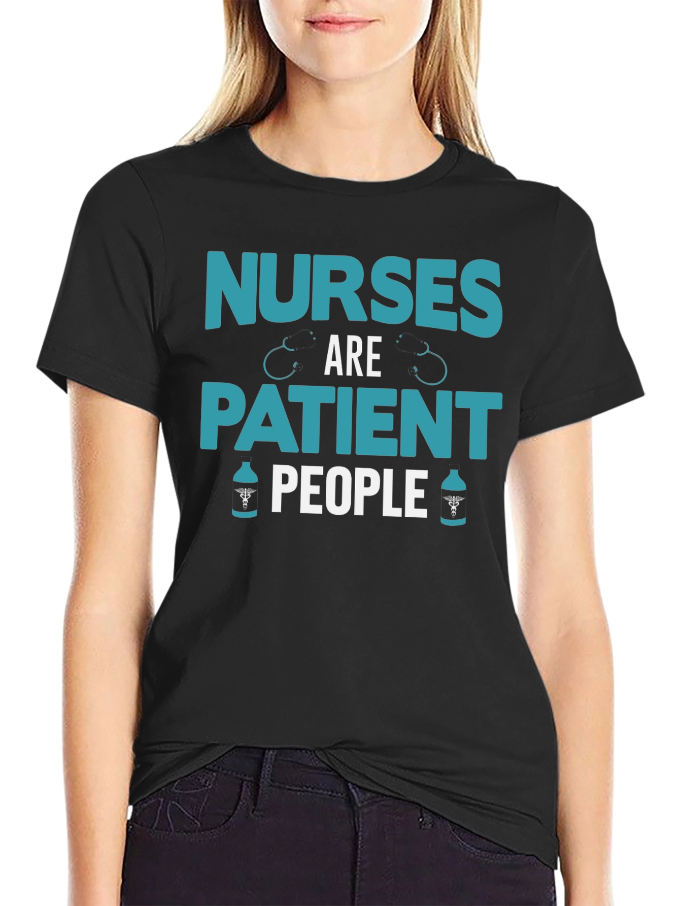 Nurses Are Patient People Graphic T-Shirt