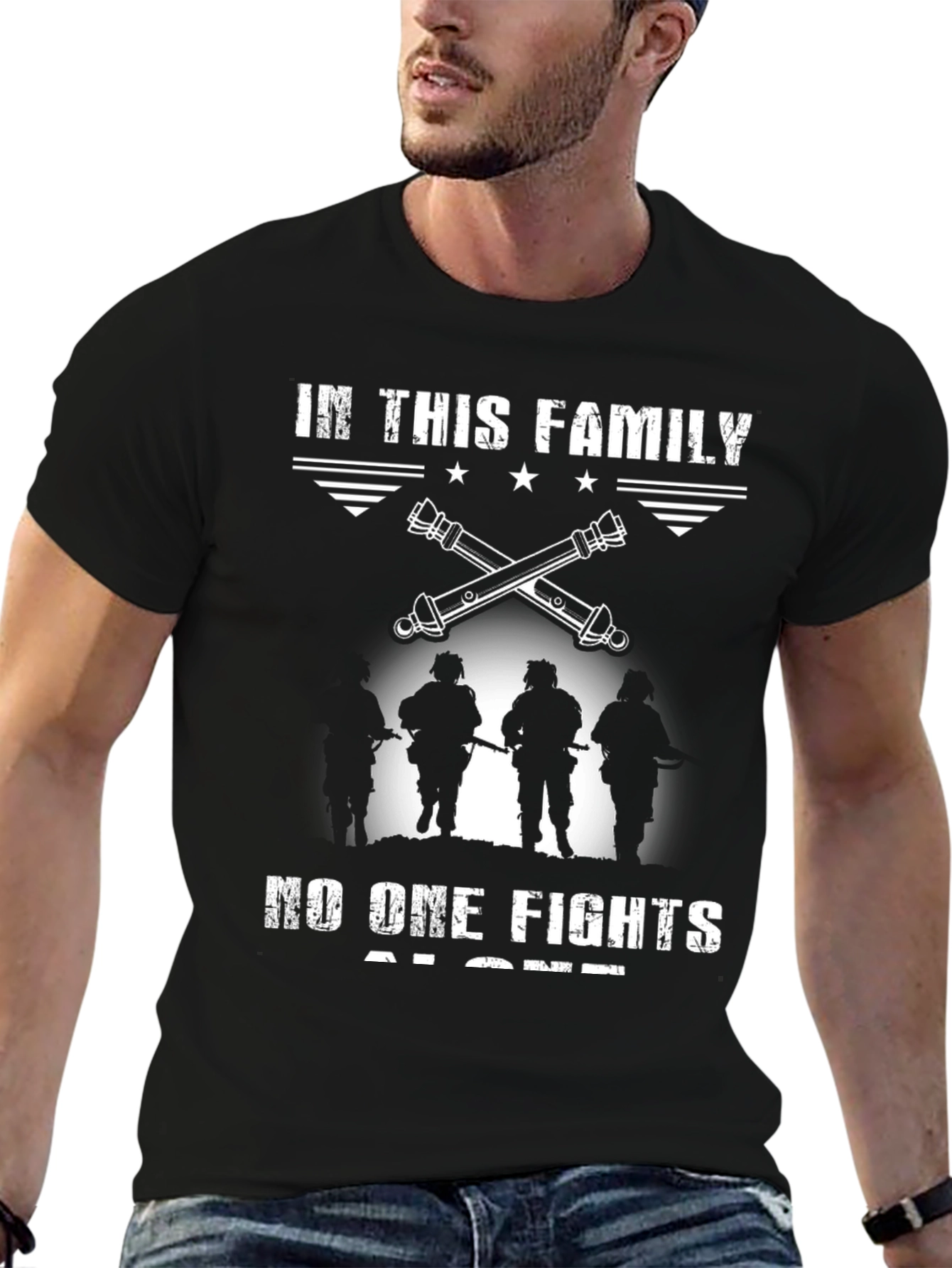 In This Family No One Fights Alone T-Shirt