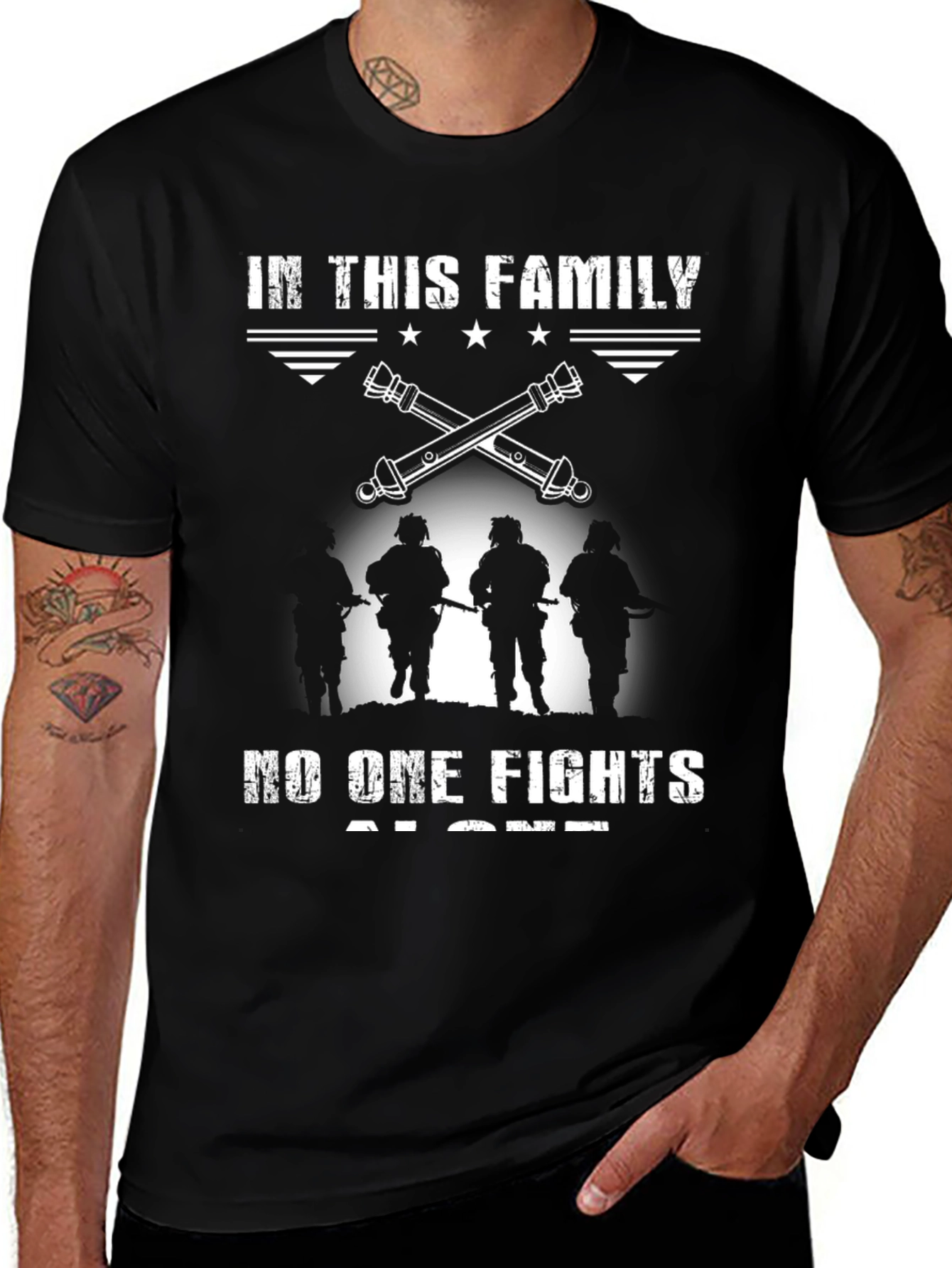 In This Family No One Fights Alone T-Shirt