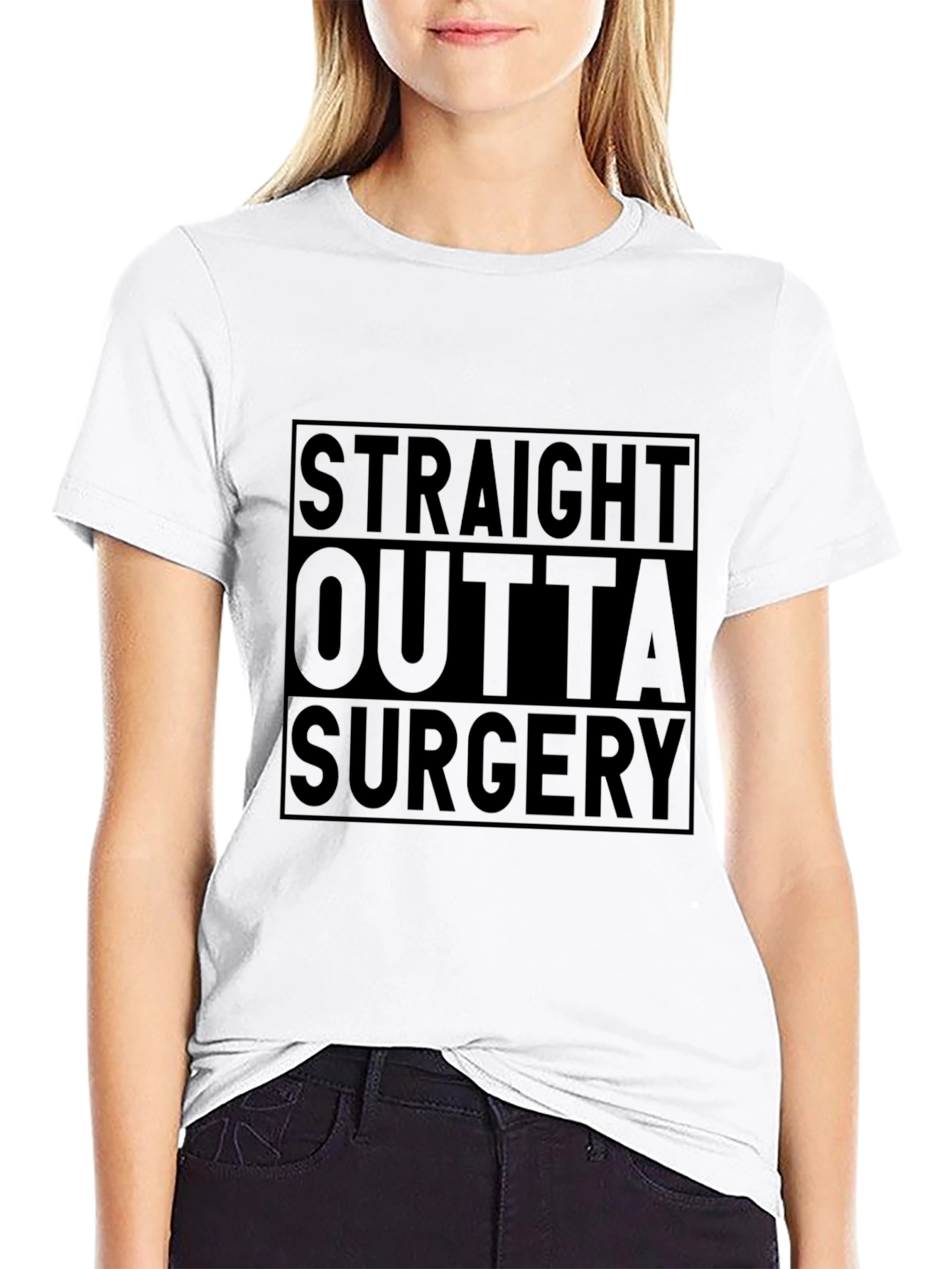 Straight Outta Surgery Funny T-Shirt