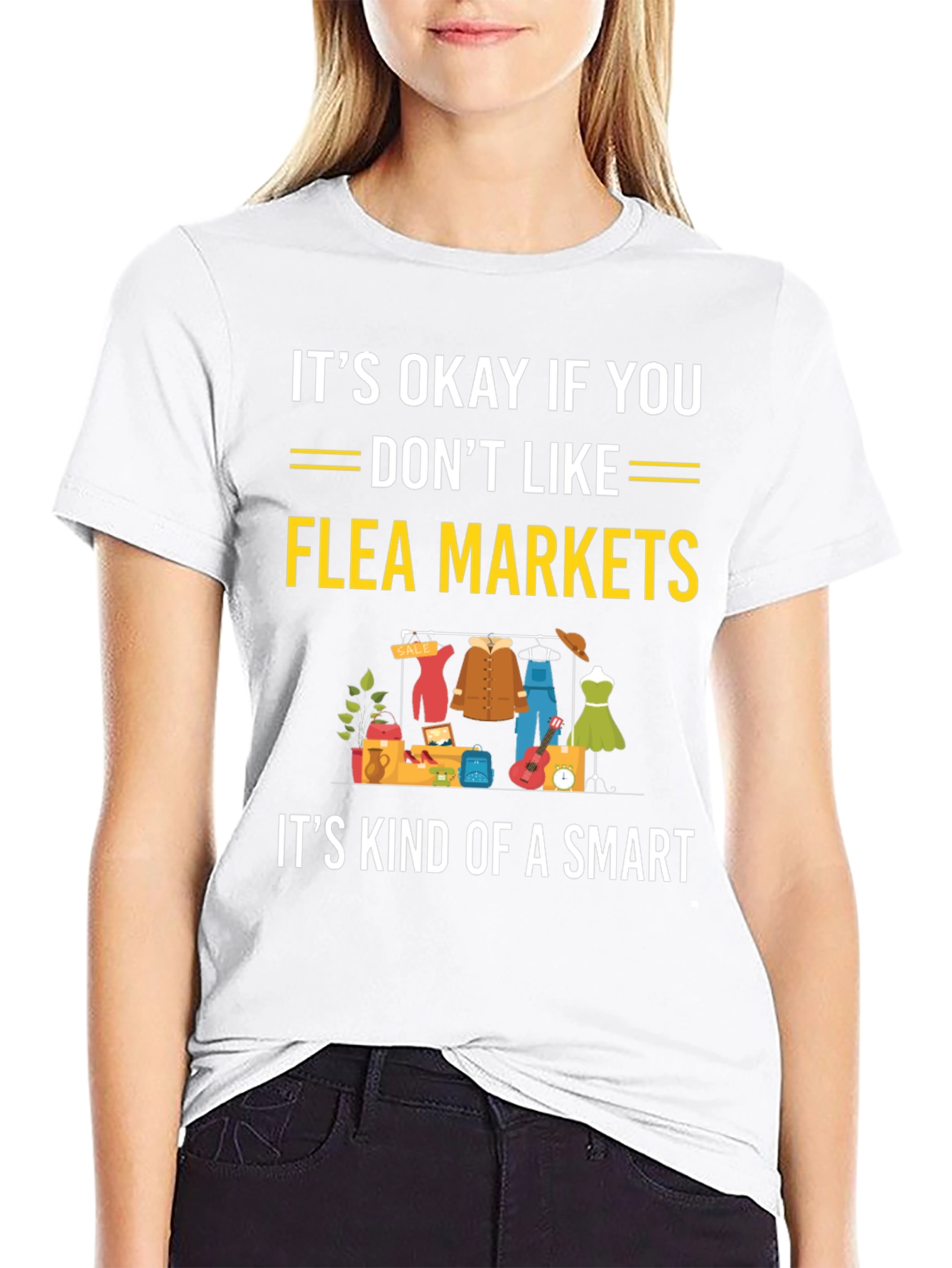 Flea Market Humor Graphic Tee