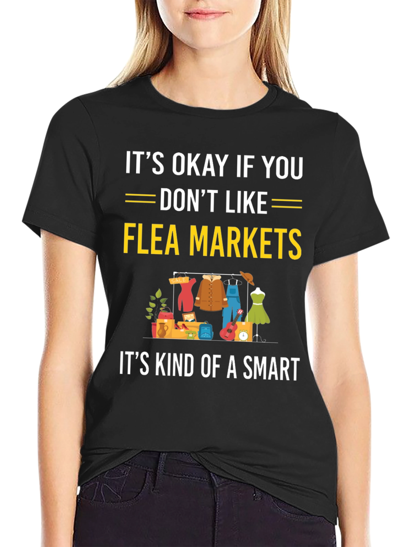 Flea Market Humor Graphic Tee