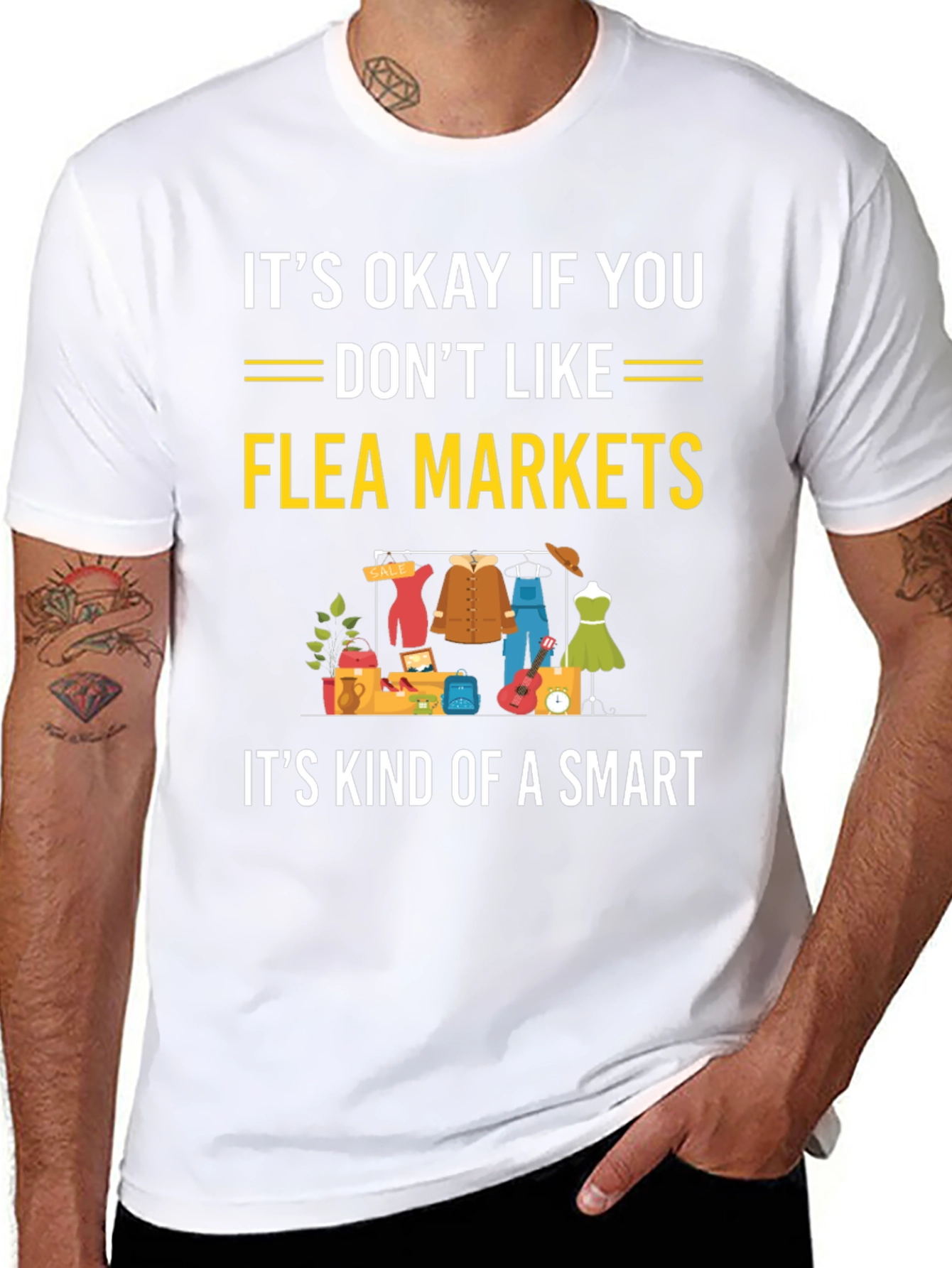 Flea Market Humor Graphic Tee