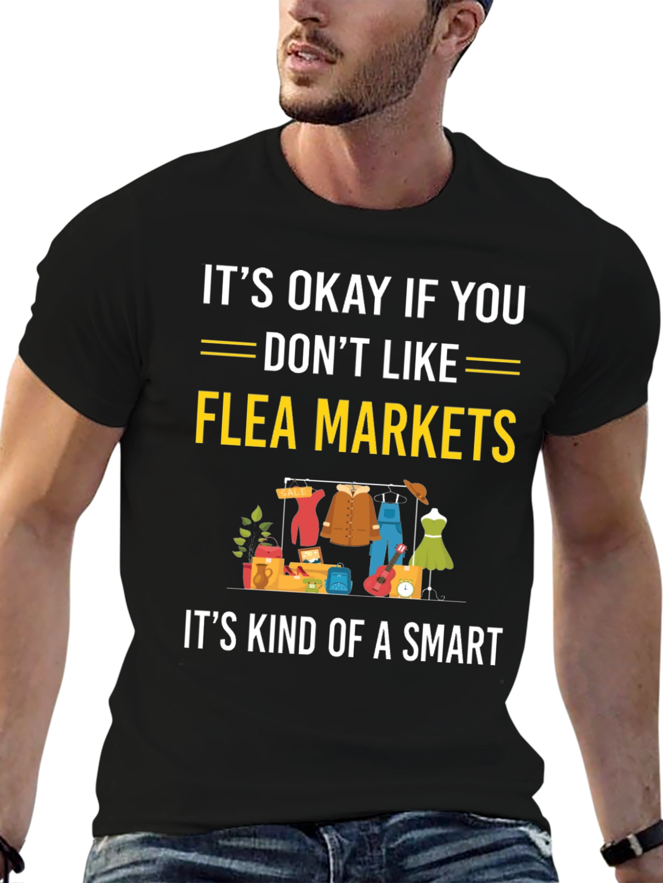Flea Market Humor Graphic Tee