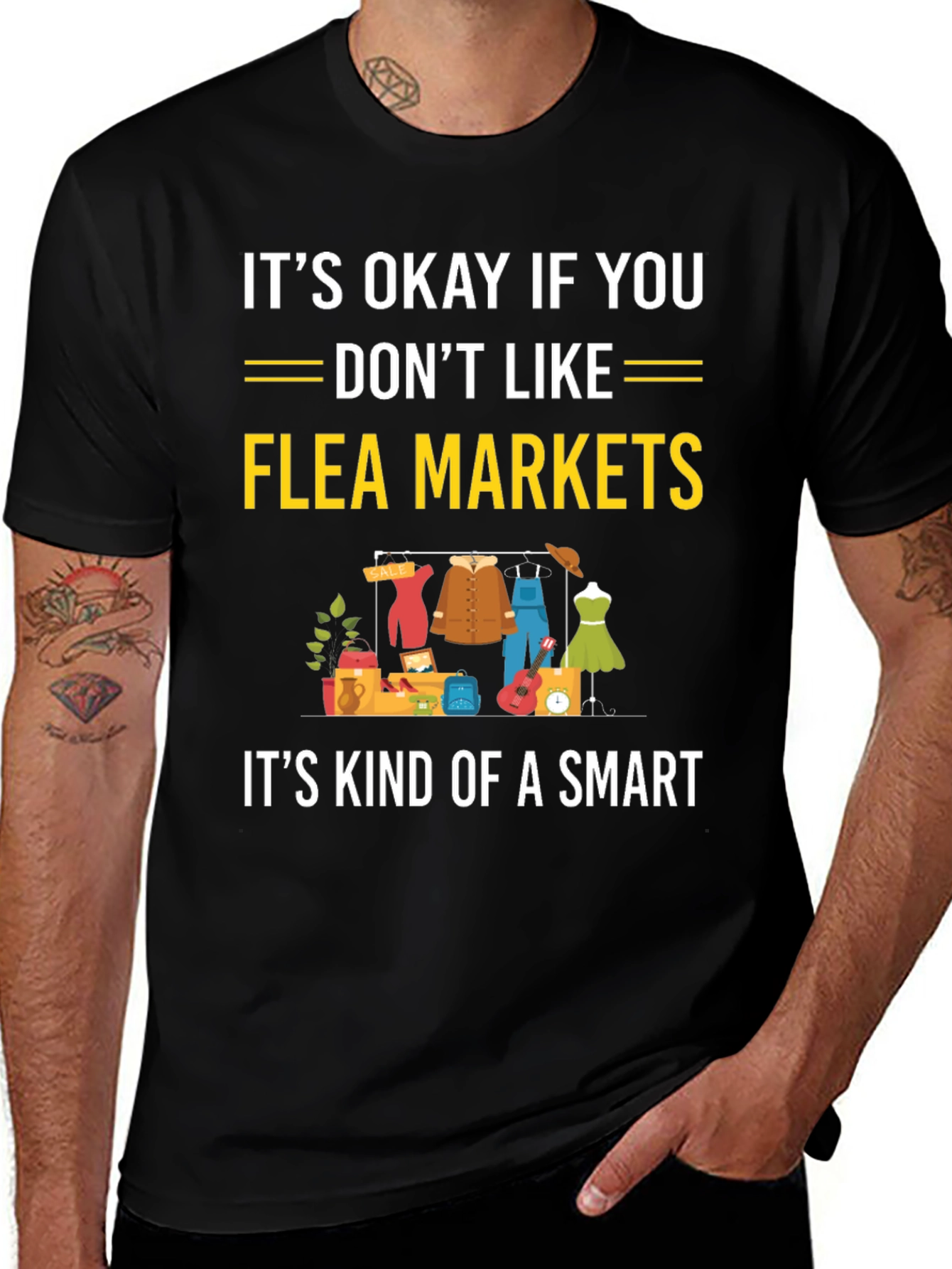 Flea Market Humor Graphic Tee