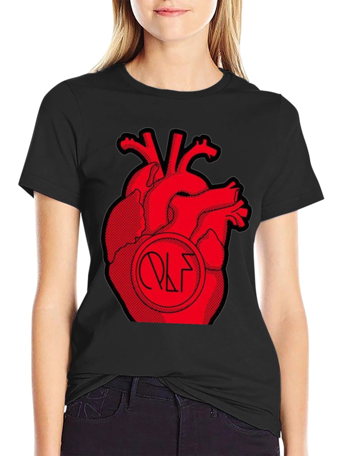 Anatomical Heart Graphic Tee - Unique Artistic Design