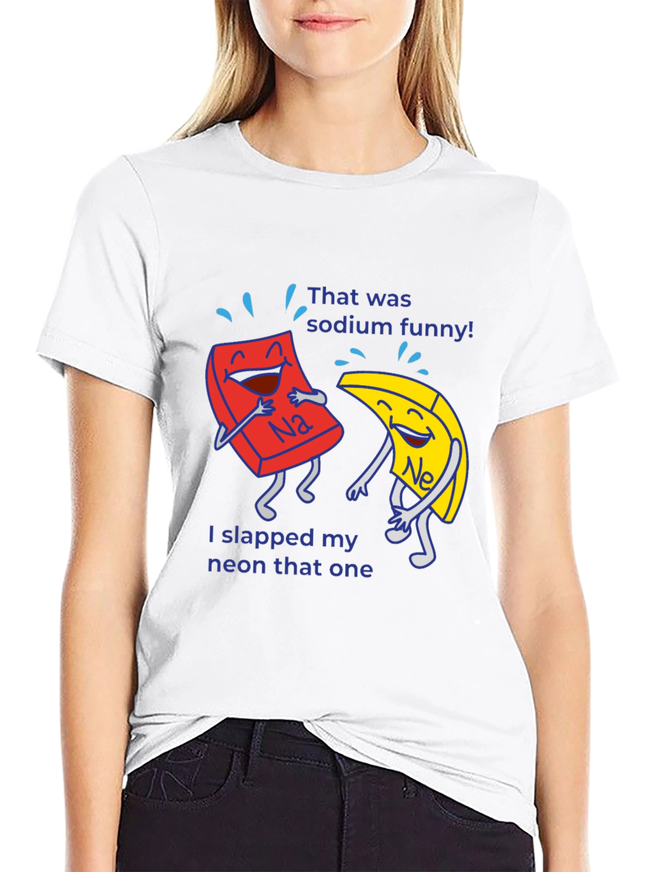 Funny Chemistry Pun T-Shirt Sodium Neon Elements Science Tee