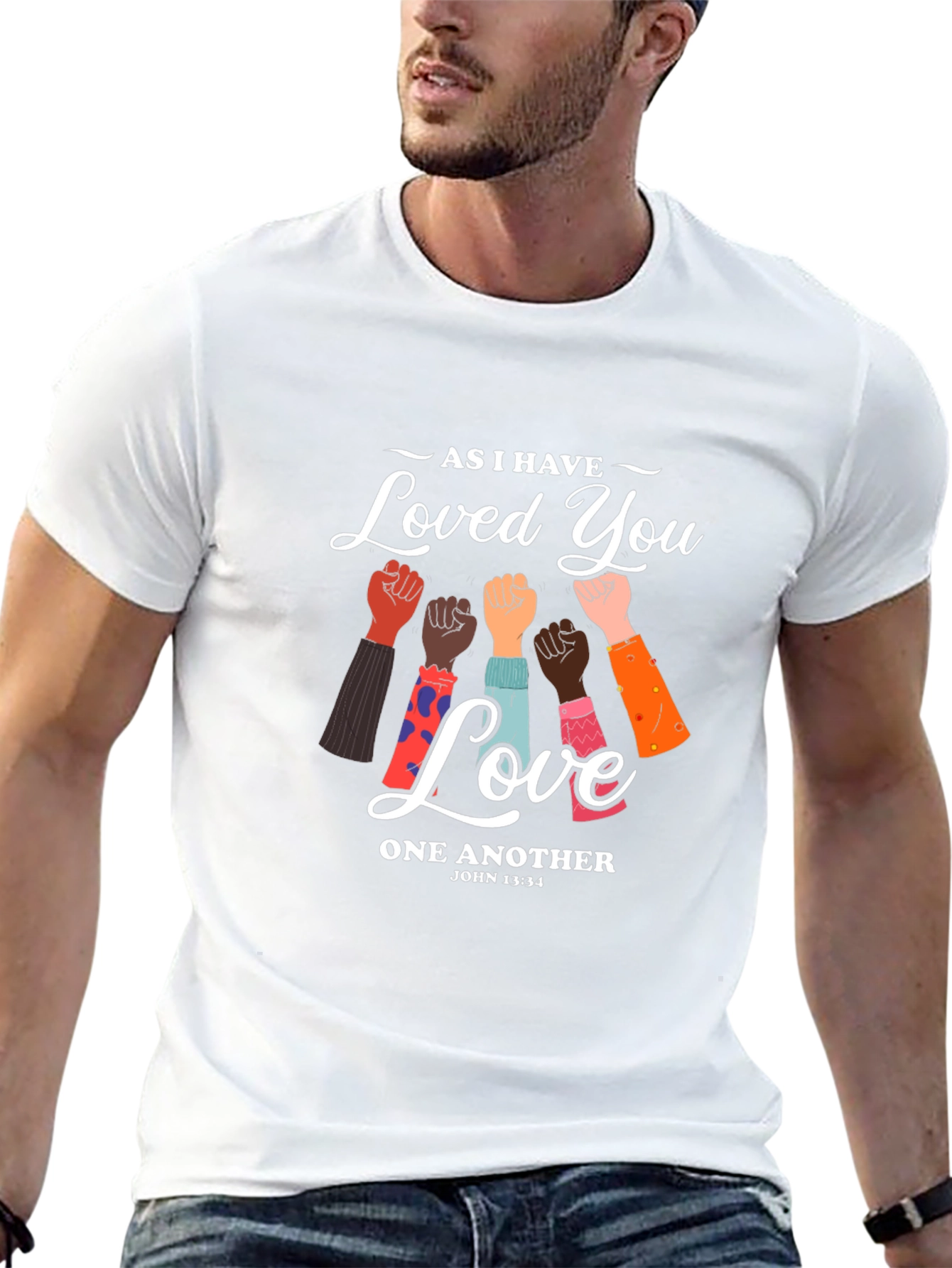 Love One Another T-Shirt - Inspirational Graphic Tee