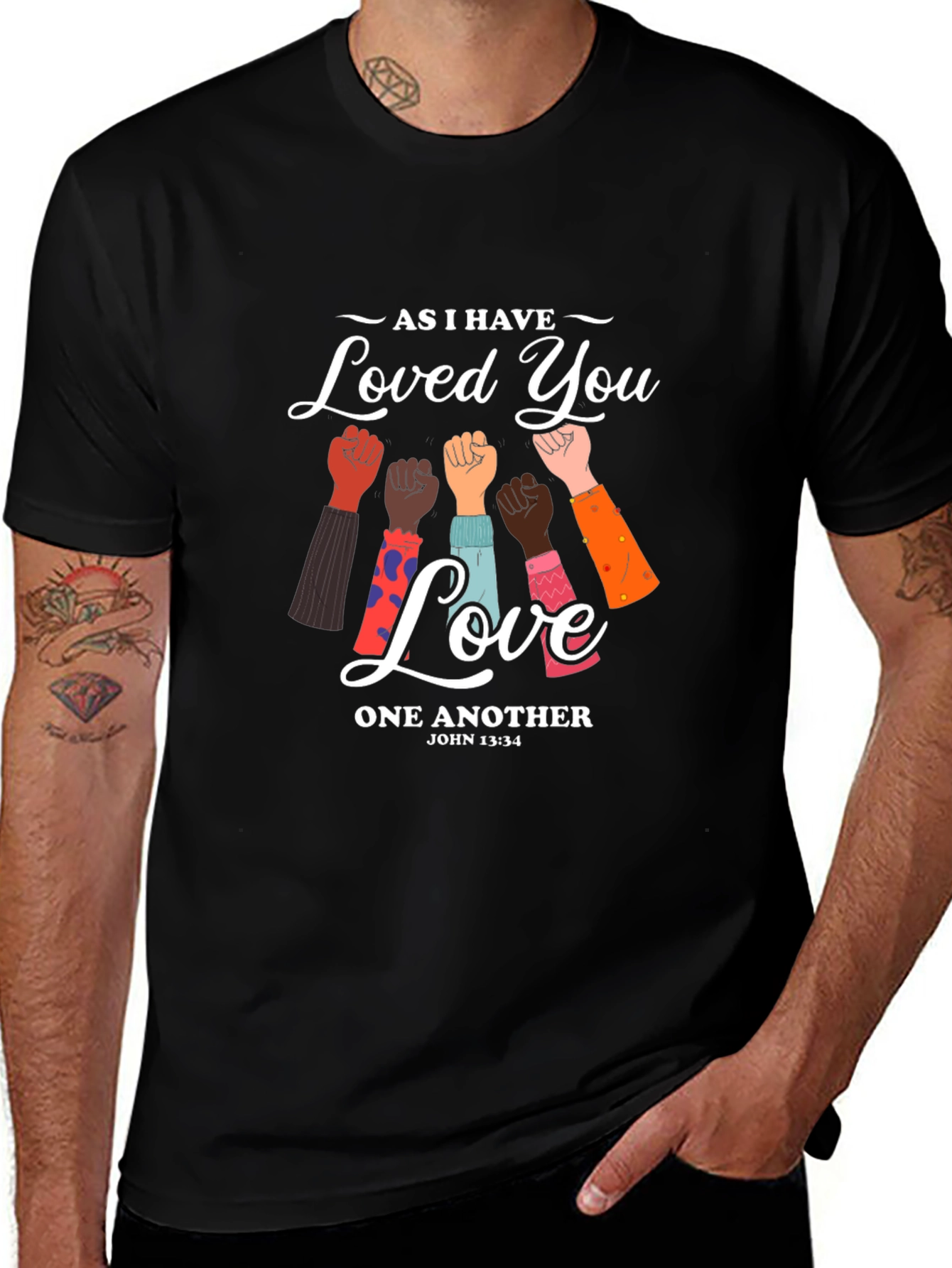 Love One Another T-Shirt - Inspirational Graphic Tee