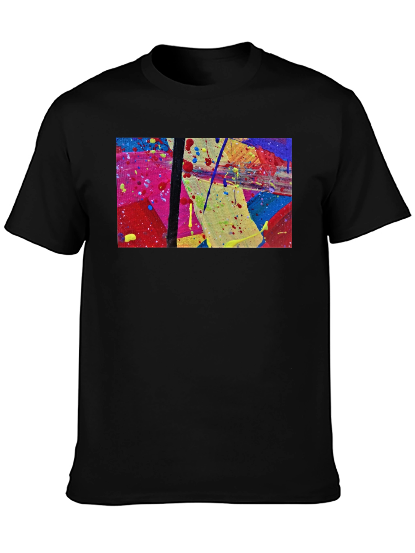 Abstract Art Black Tee
