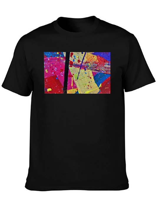 Abstract Art Black Tee