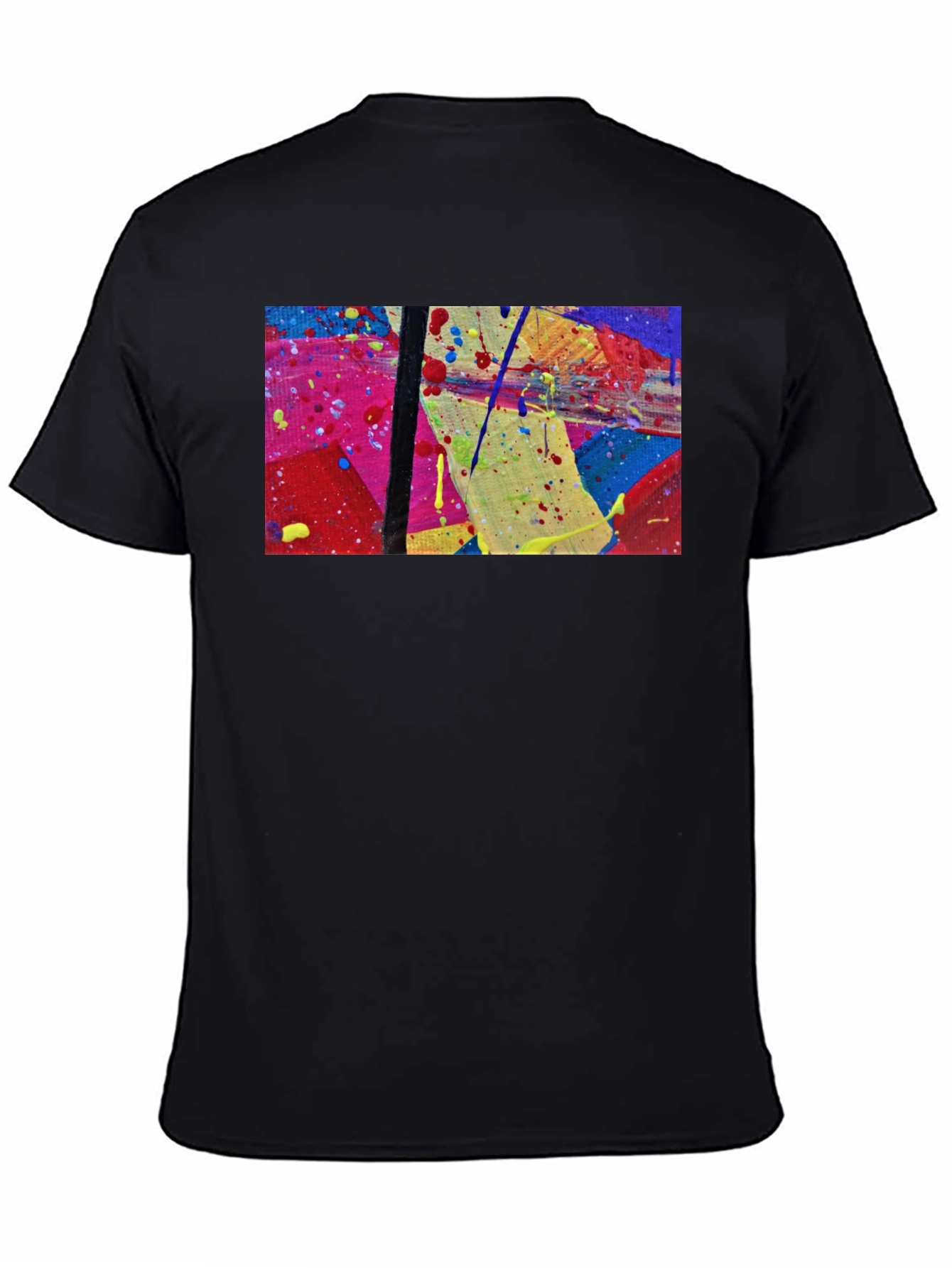 Abstract Art Black Tee