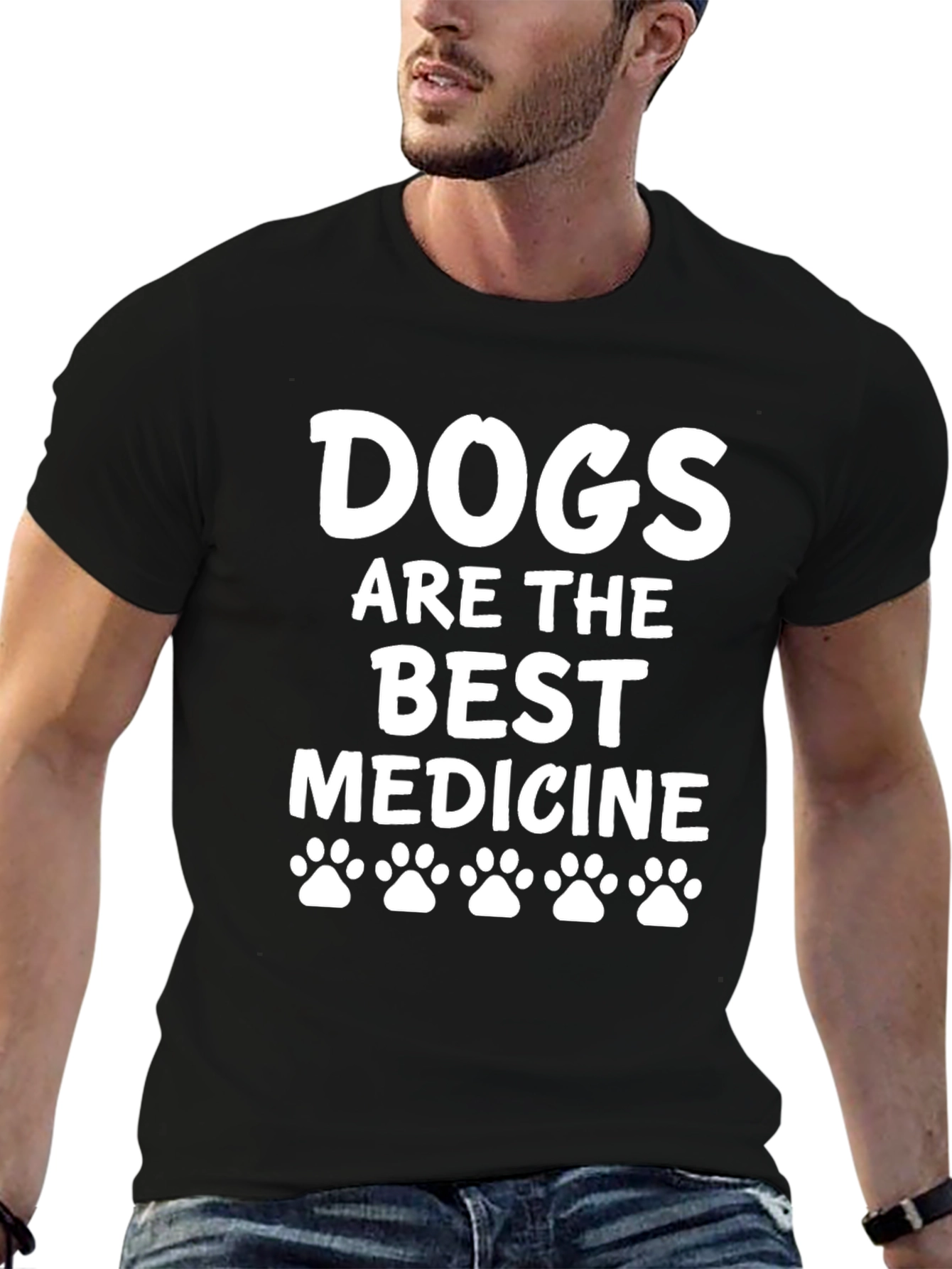 Dogs Are The Best Medicine Graphic Tee