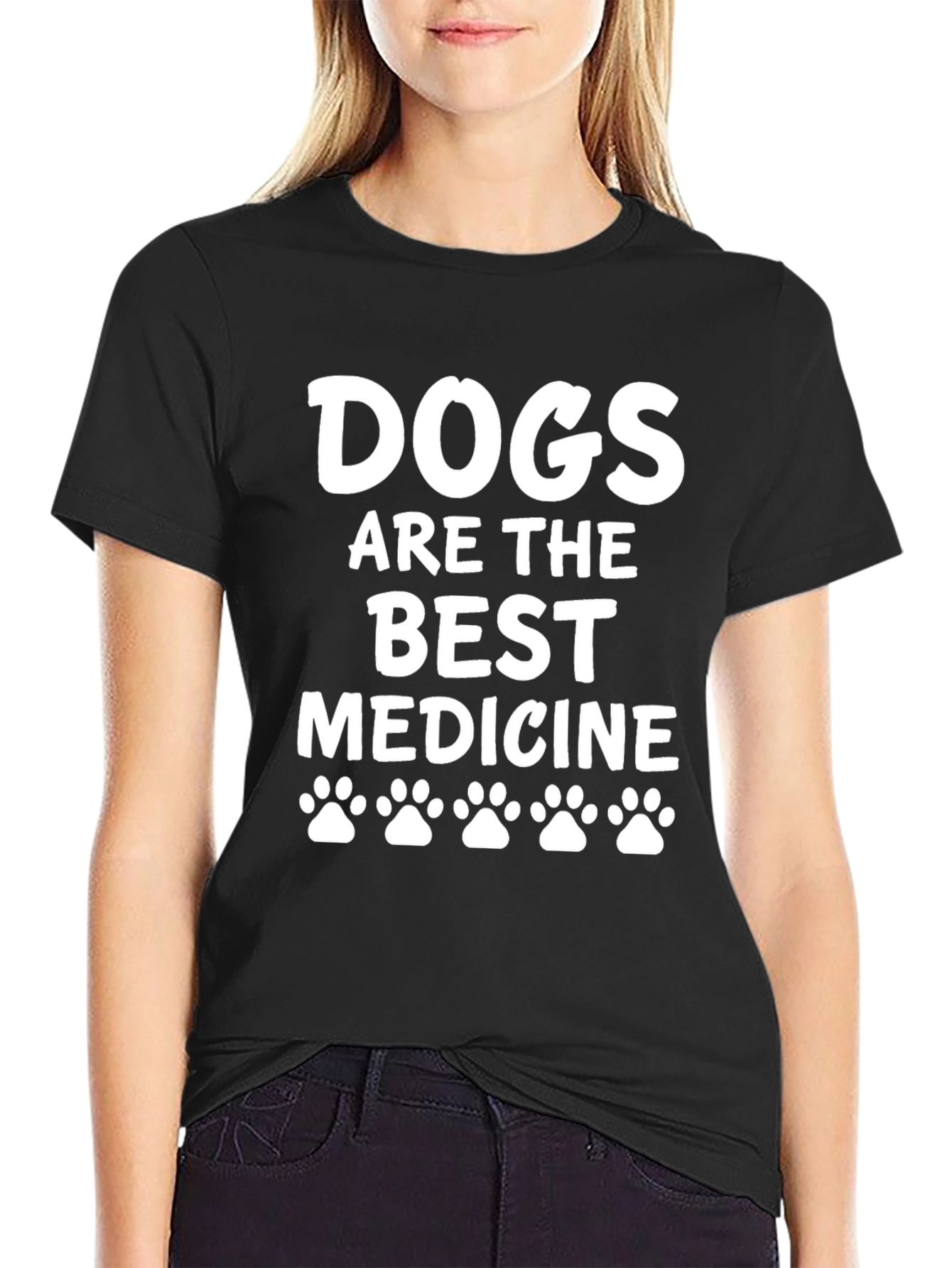 Dogs Are The Best Medicine Graphic Tee