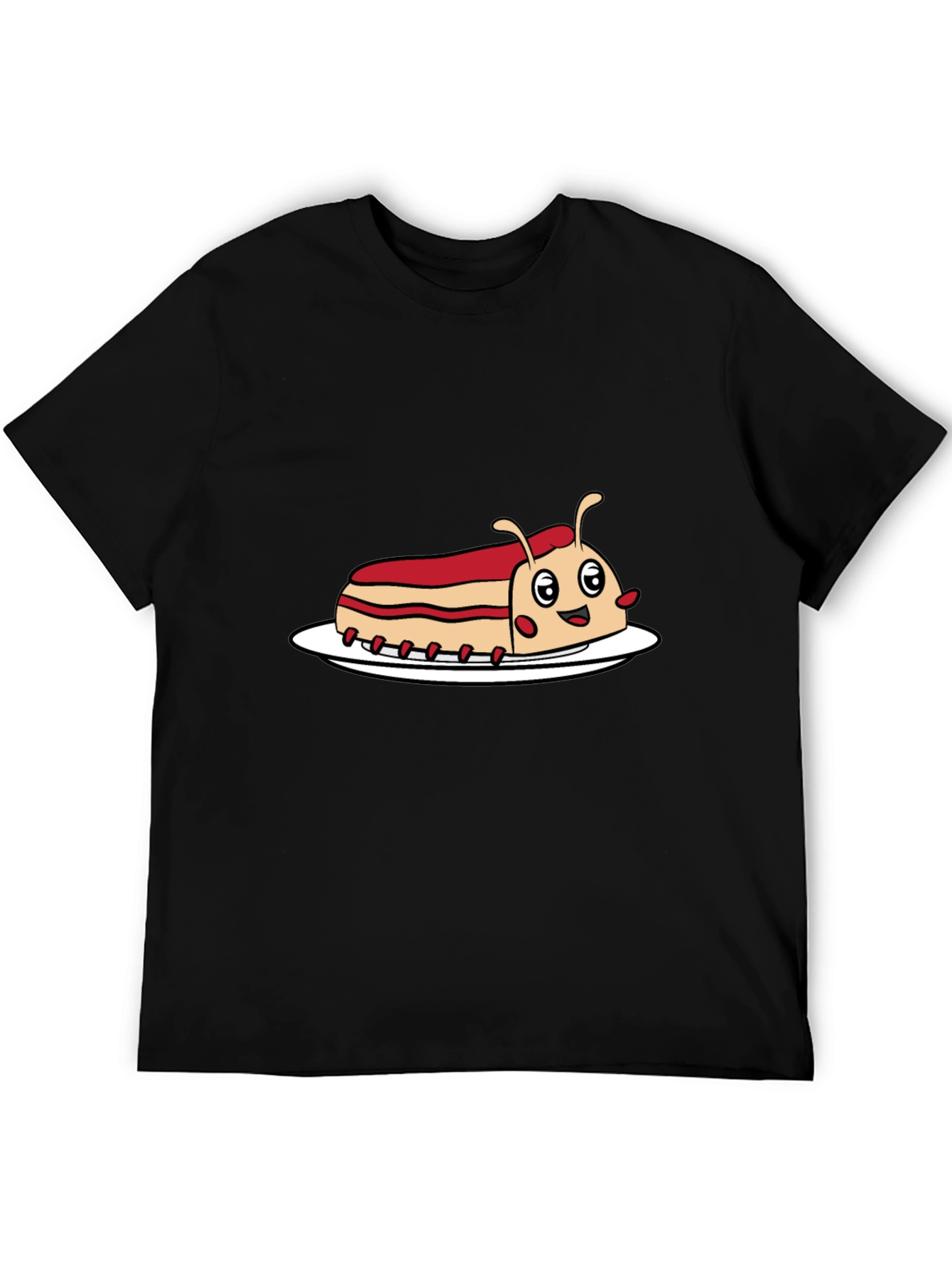 Cartoon Sandwich Bug Graphic Tee - Funny Novelty Shirt