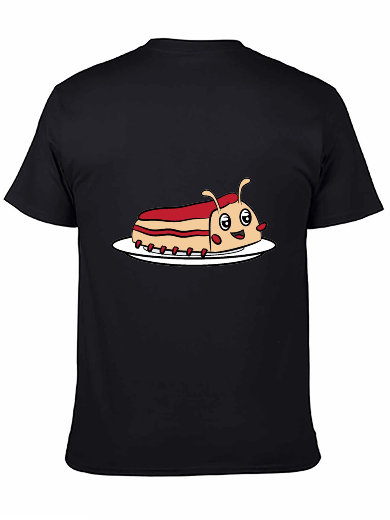 Cartoon Sandwich Bug Graphic Tee - Funny Novelty Shirt