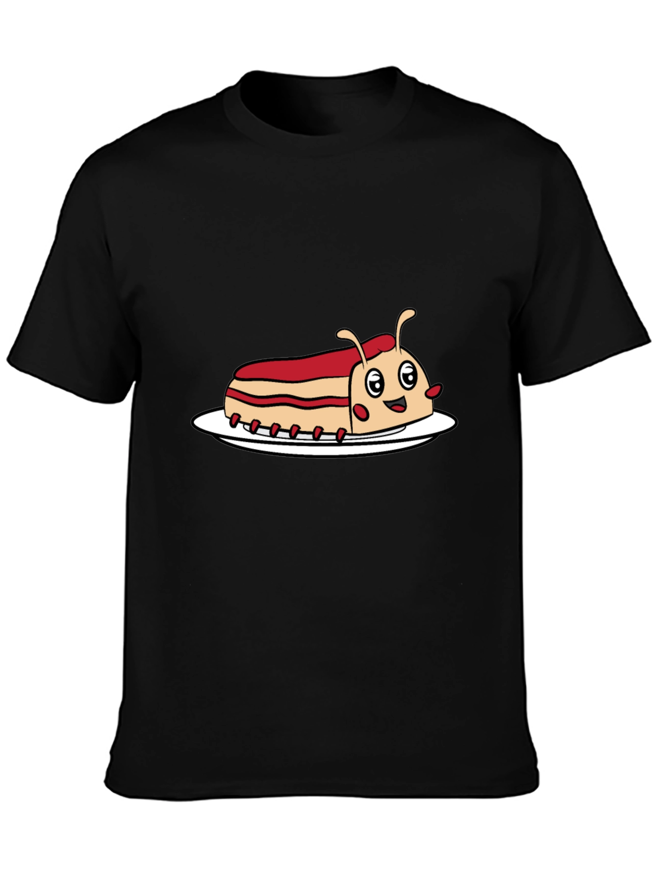 Cartoon Sandwich Bug Graphic Tee - Funny Novelty Shirt