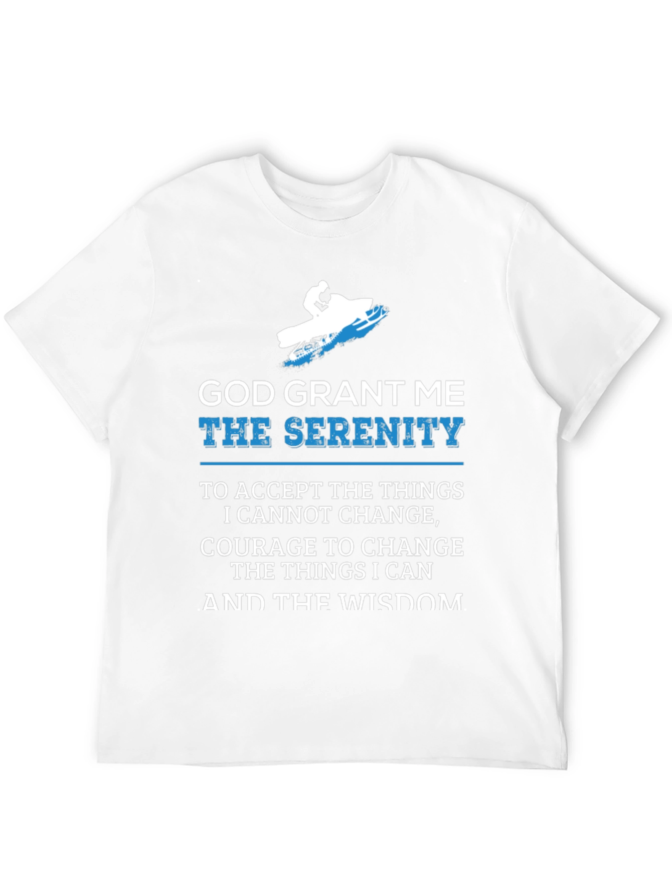 Serenity Prayer Snowmobile T-Shirt