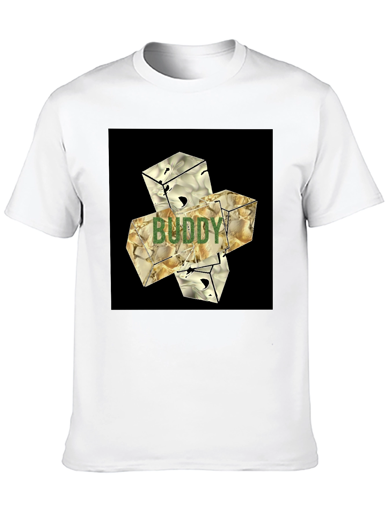 Abstract Buddy Graphic Tee - Modern Streetwear