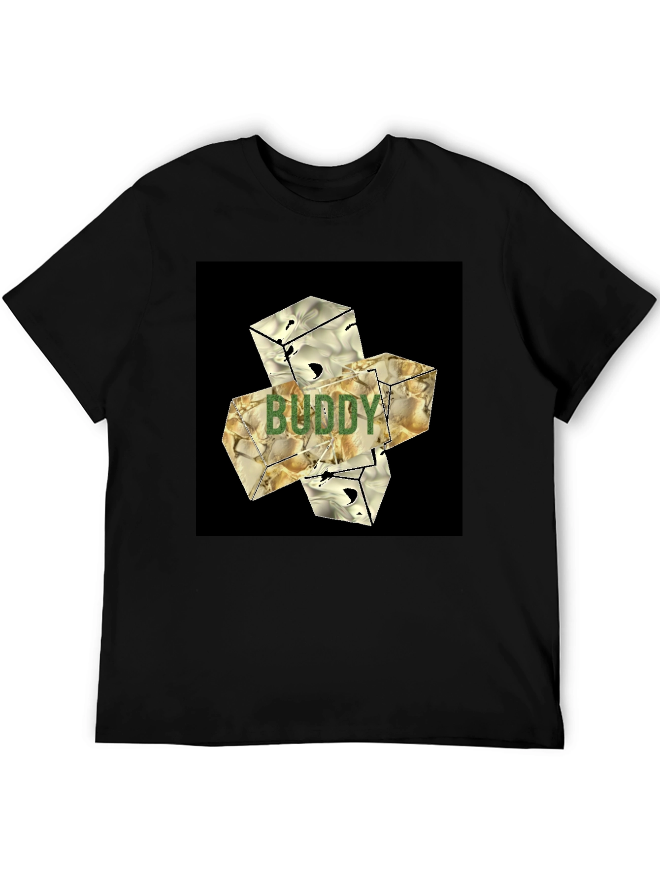 Abstract Buddy Graphic Tee - Modern Streetwear