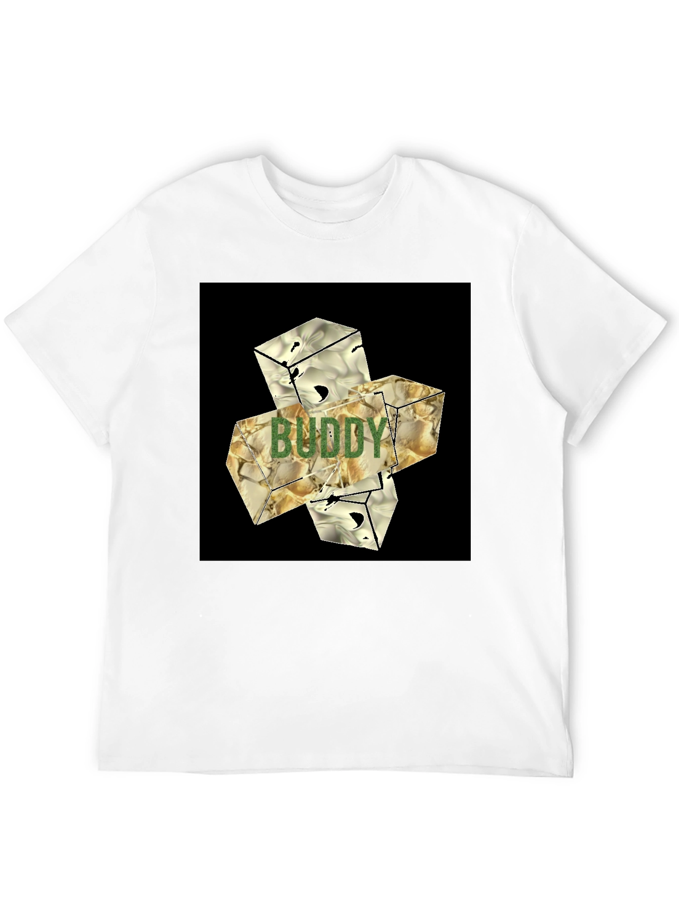 Abstract Buddy Graphic Tee - Modern Streetwear