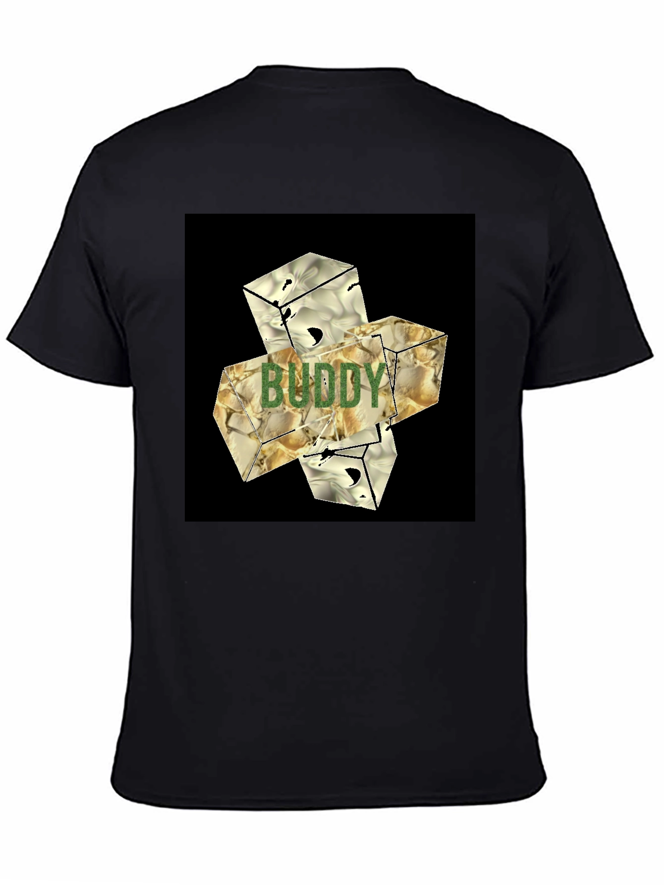 Abstract Buddy Graphic Tee - Modern Streetwear