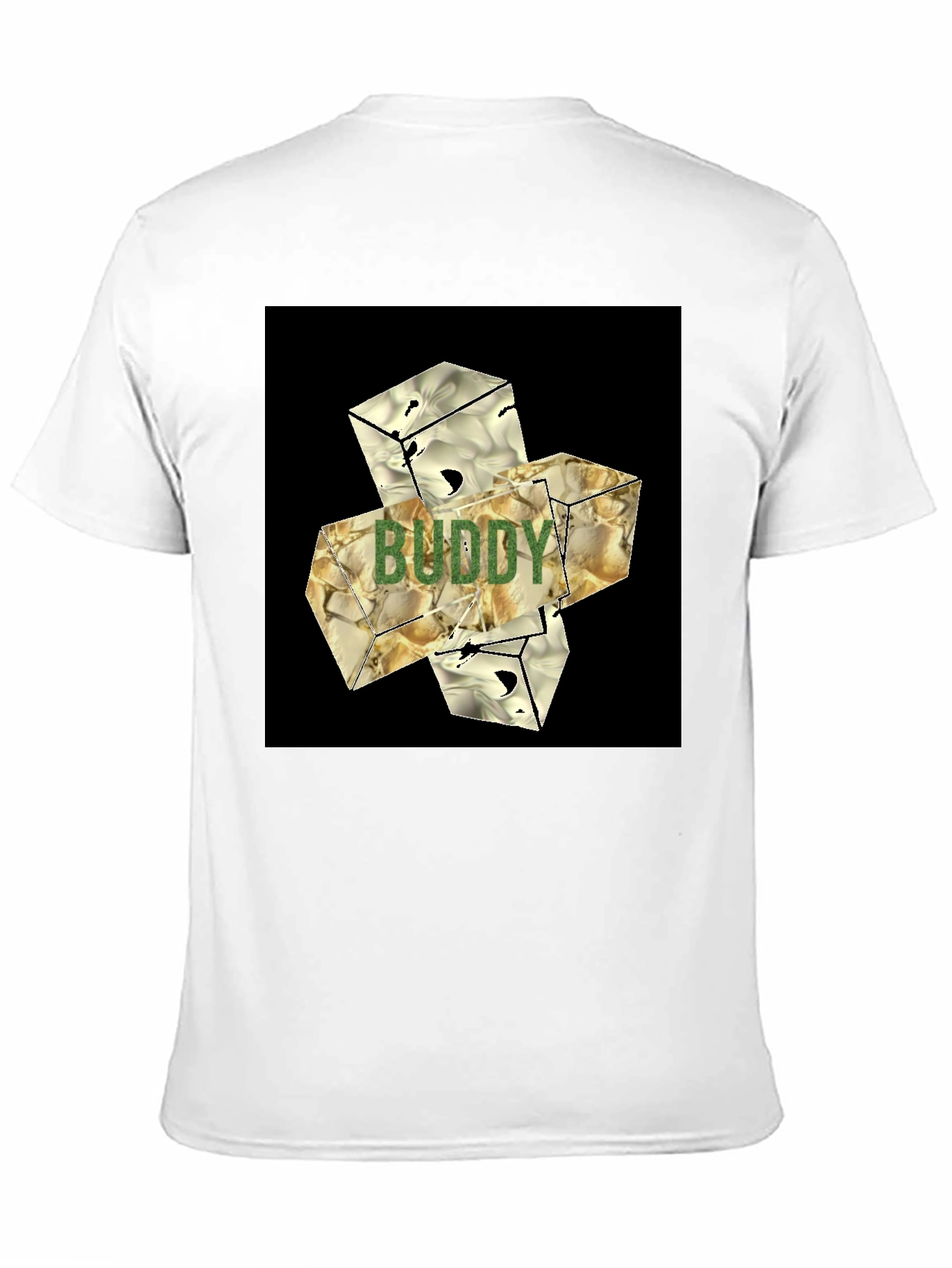 Abstract Buddy Graphic Tee - Modern Streetwear