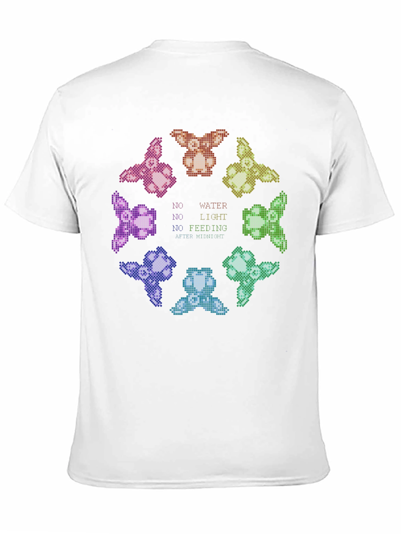 Gremlins Care Instructions Graphic Black T-Shirt