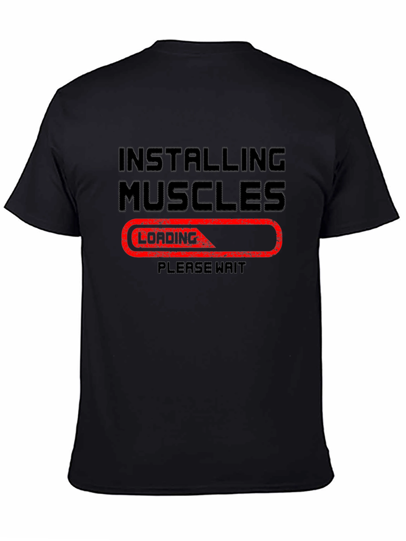 Installing Muscles T-Shirt - Funny Gym Workout Tee