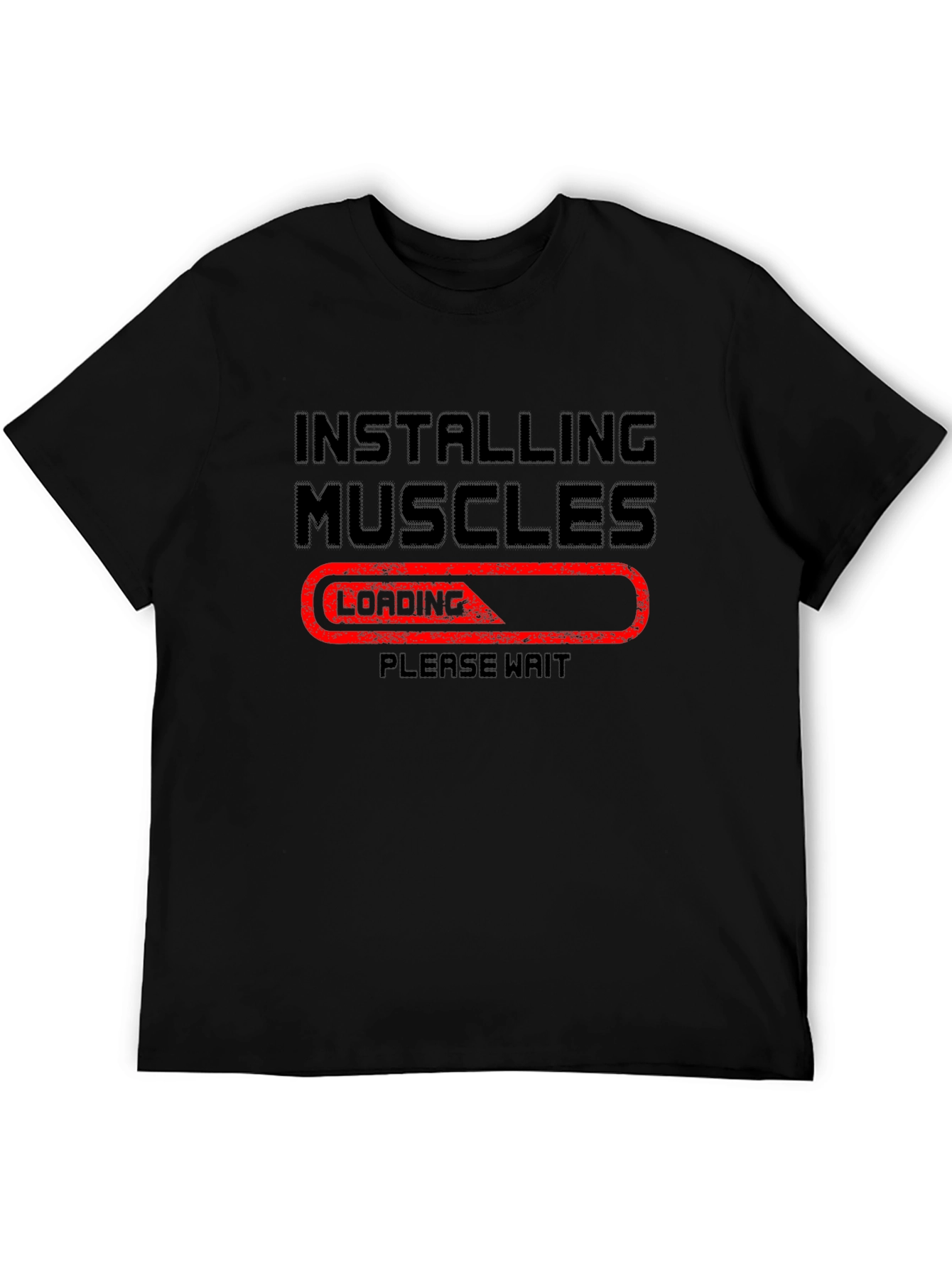 Installing Muscles T-Shirt - Funny Gym Workout Tee