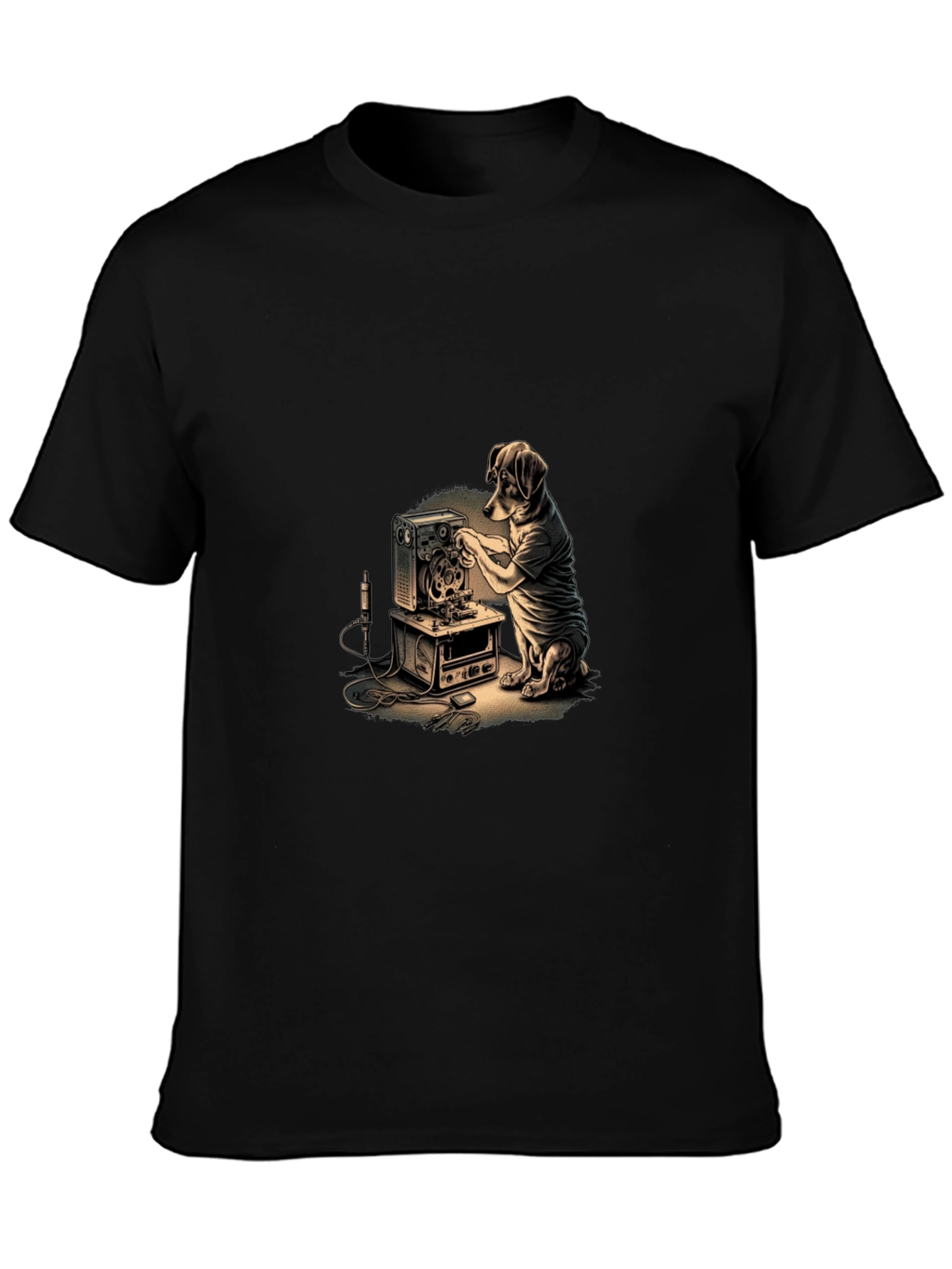 Dog Repairing Machine Graphic Tee
