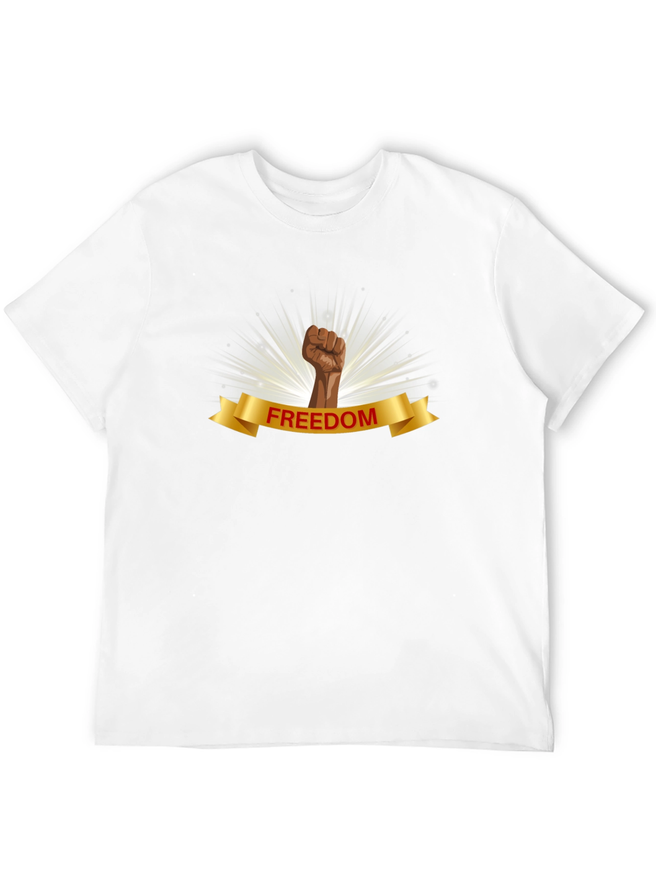 Freedom Fist Graphic Black T-Shirt