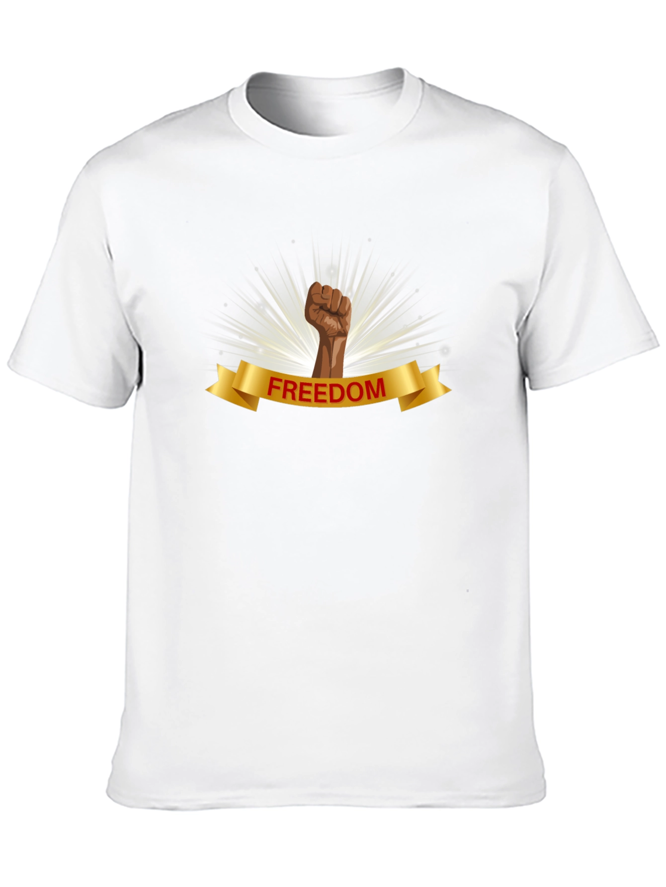 Freedom Fist Graphic Black T-Shirt