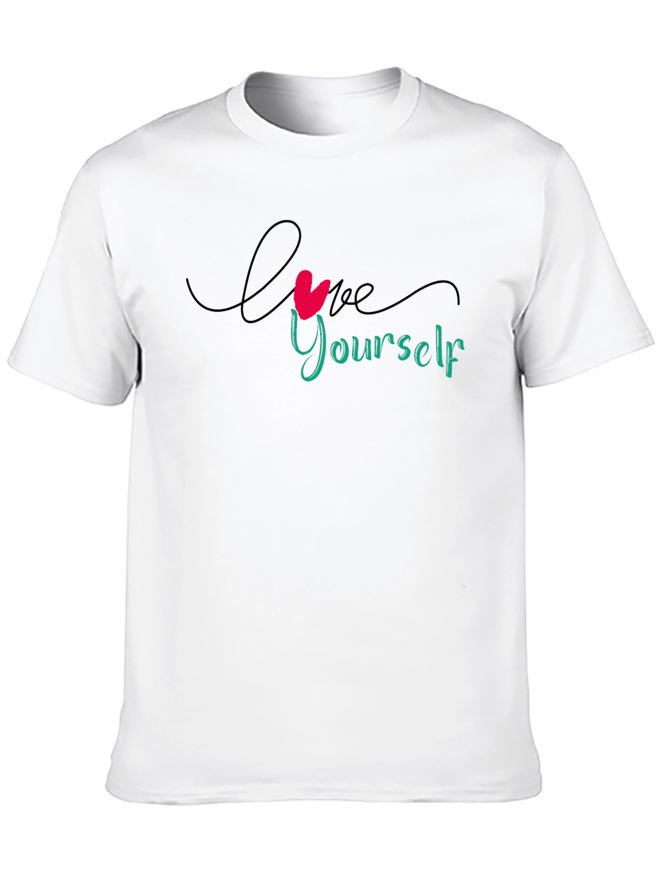 Love Yourself Graphic Black T-Shirt
