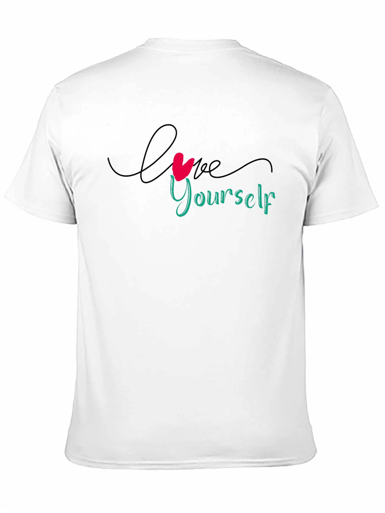 Love Yourself Graphic Black T-Shirt