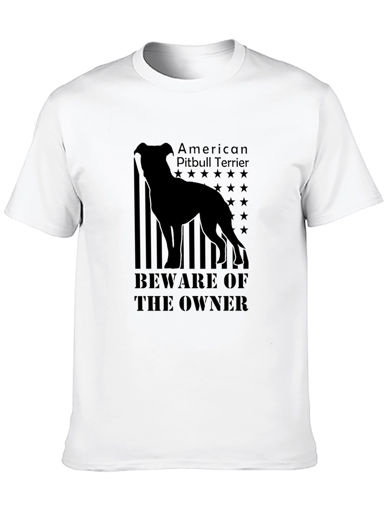 American Pitbull Terrier Beware Owner T-Shirt