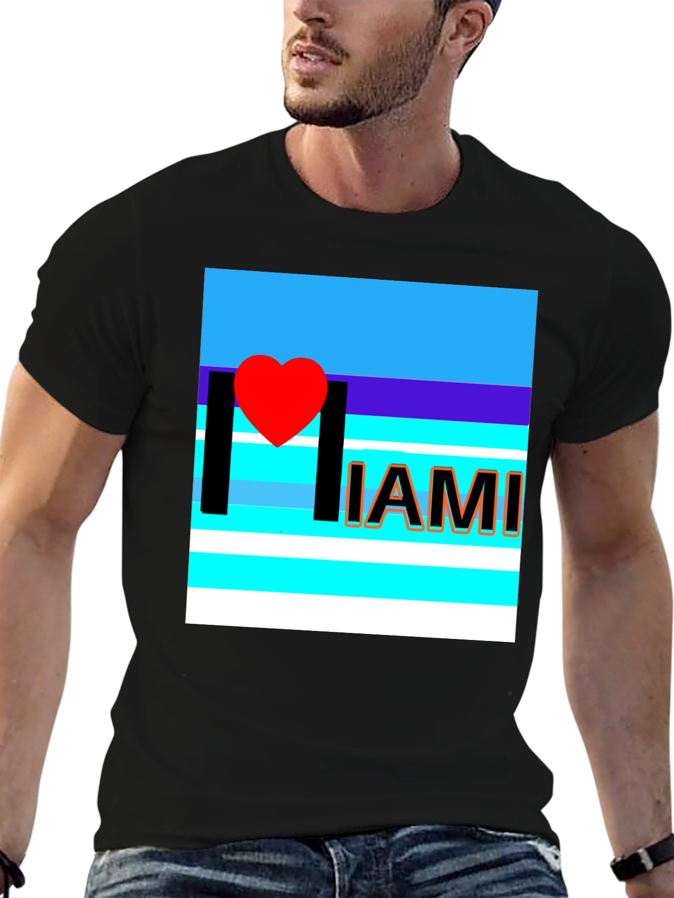 I Heart Miami Graphic T-Shirt