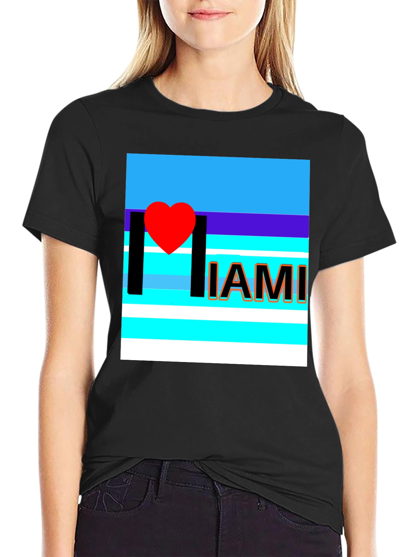 I Heart Miami Graphic T-Shirt