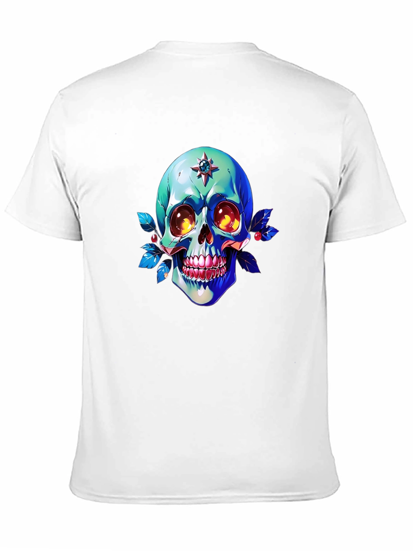 Skull Graphic Print Tee