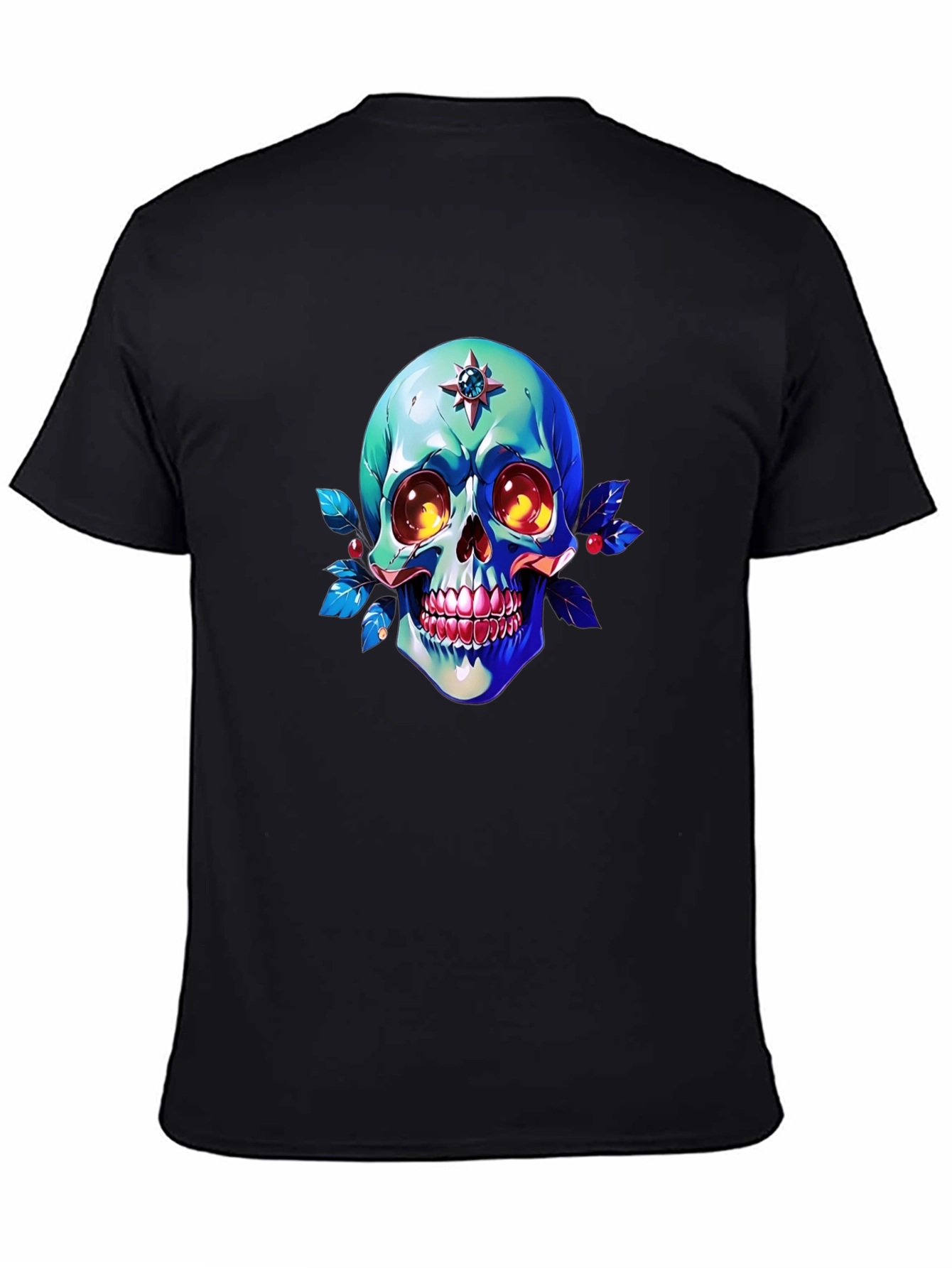 Skull Graphic Print Tee