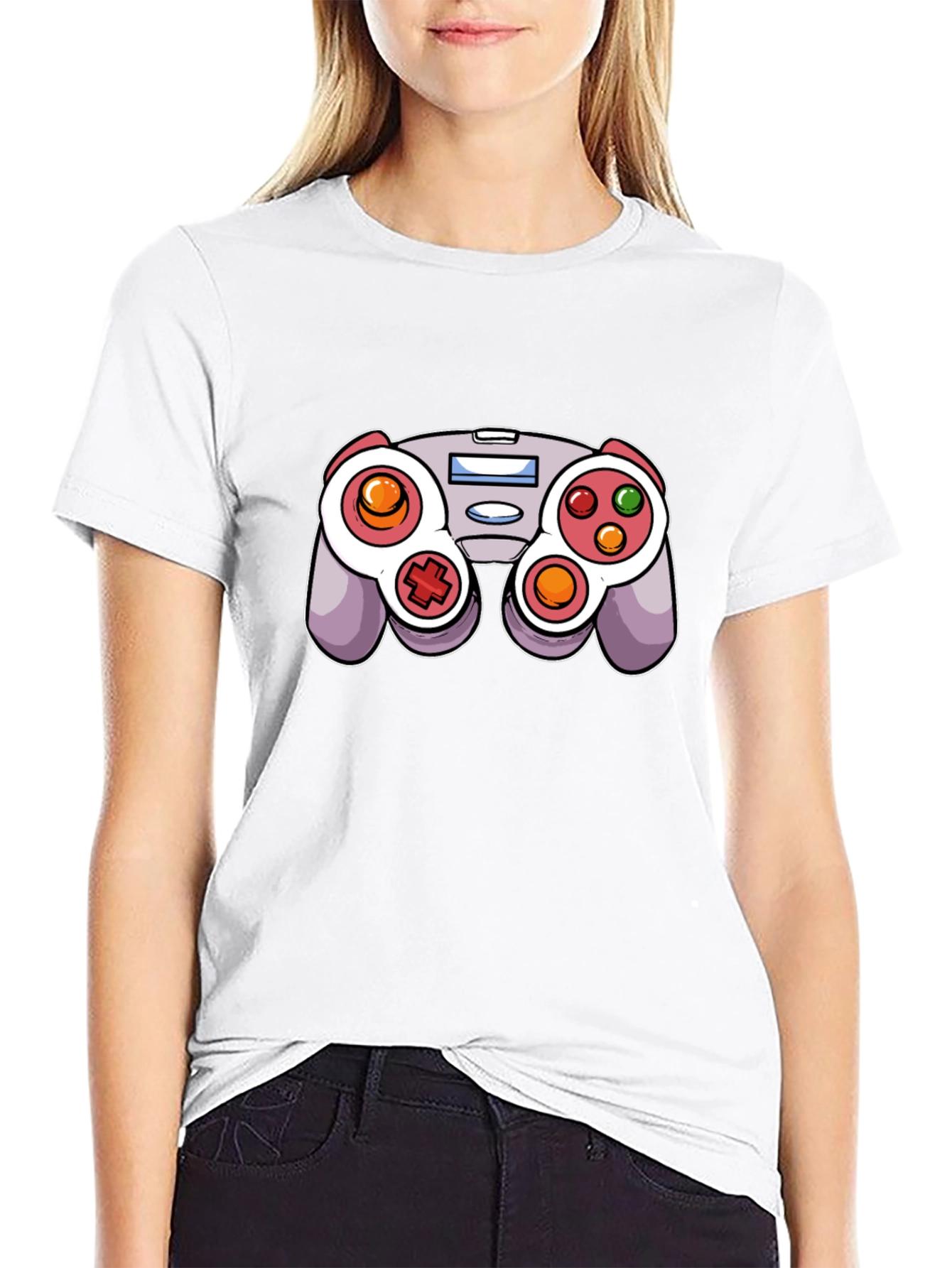 Gamer T-Shirt: Retro Console Controller Design