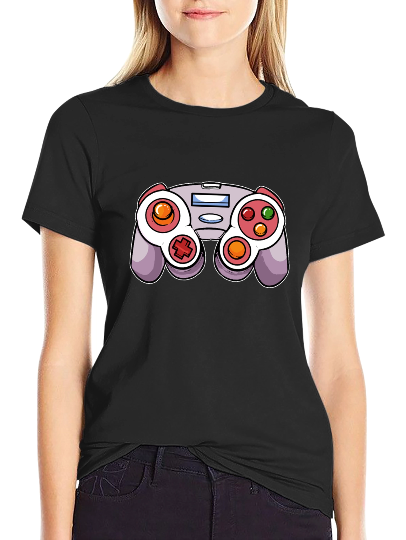 Gamer T-Shirt: Retro Console Controller Design