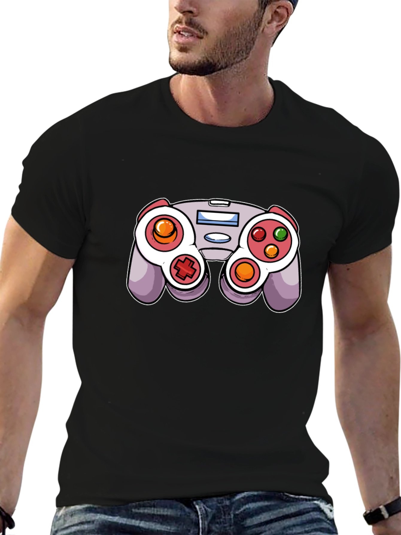 Gamer T-Shirt: Retro Console Controller Design