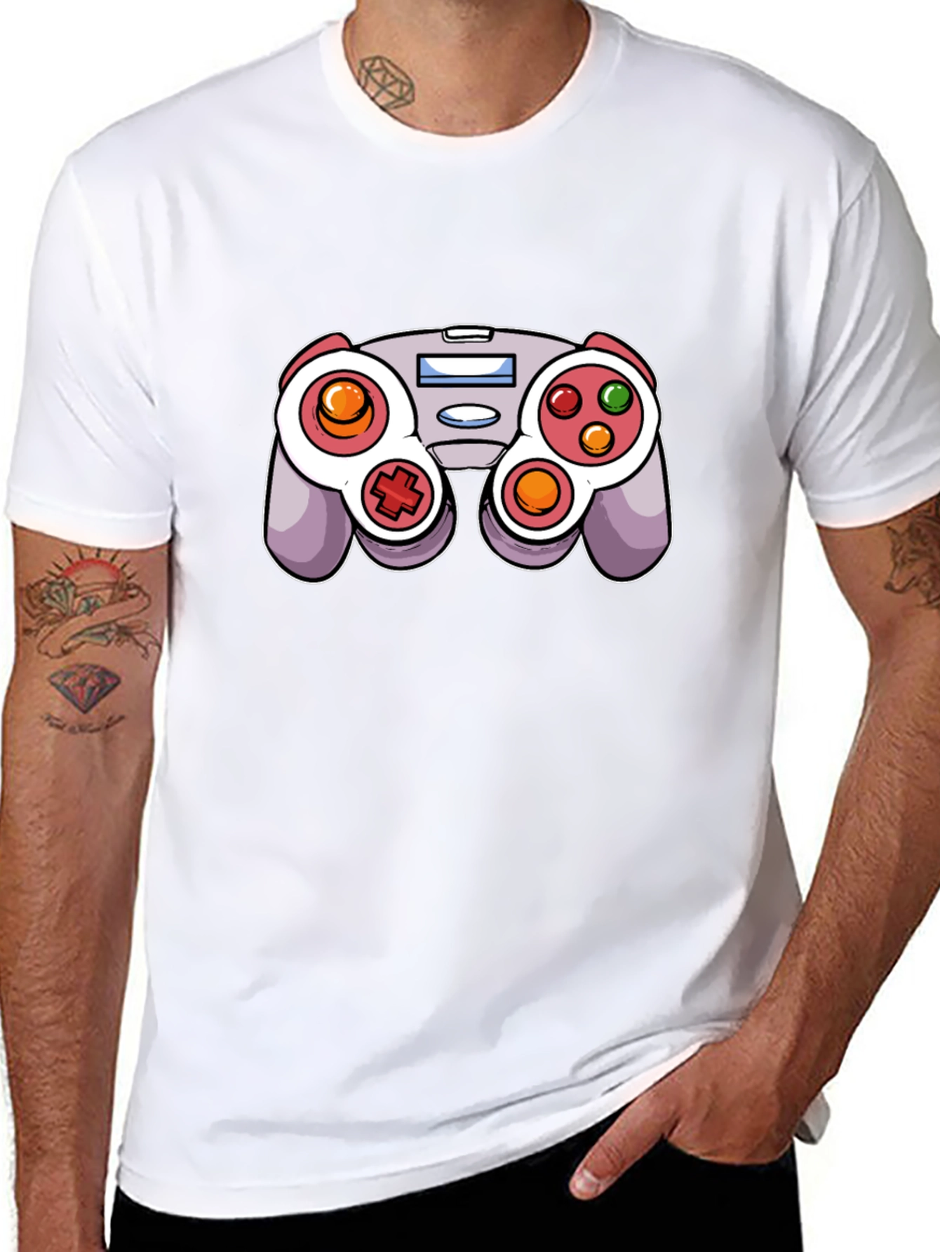 Gamer T-Shirt: Retro Console Controller Design