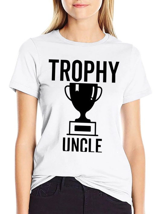 Trophy Uncle Graphic T-Shirt - Cool Gift for Uncles