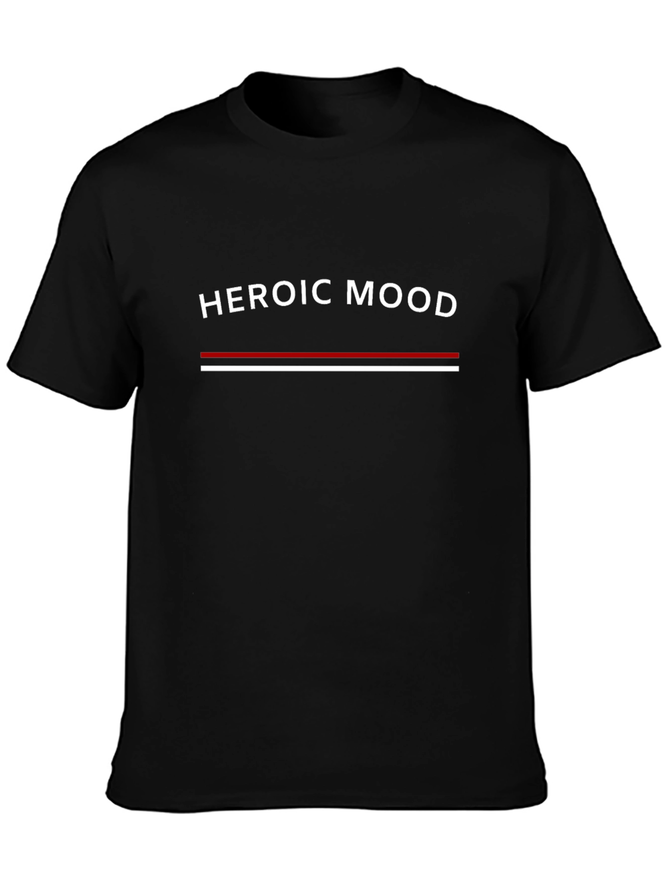 Heroic Mood Graphic Tee - Stylish Cotton Blend Shirt