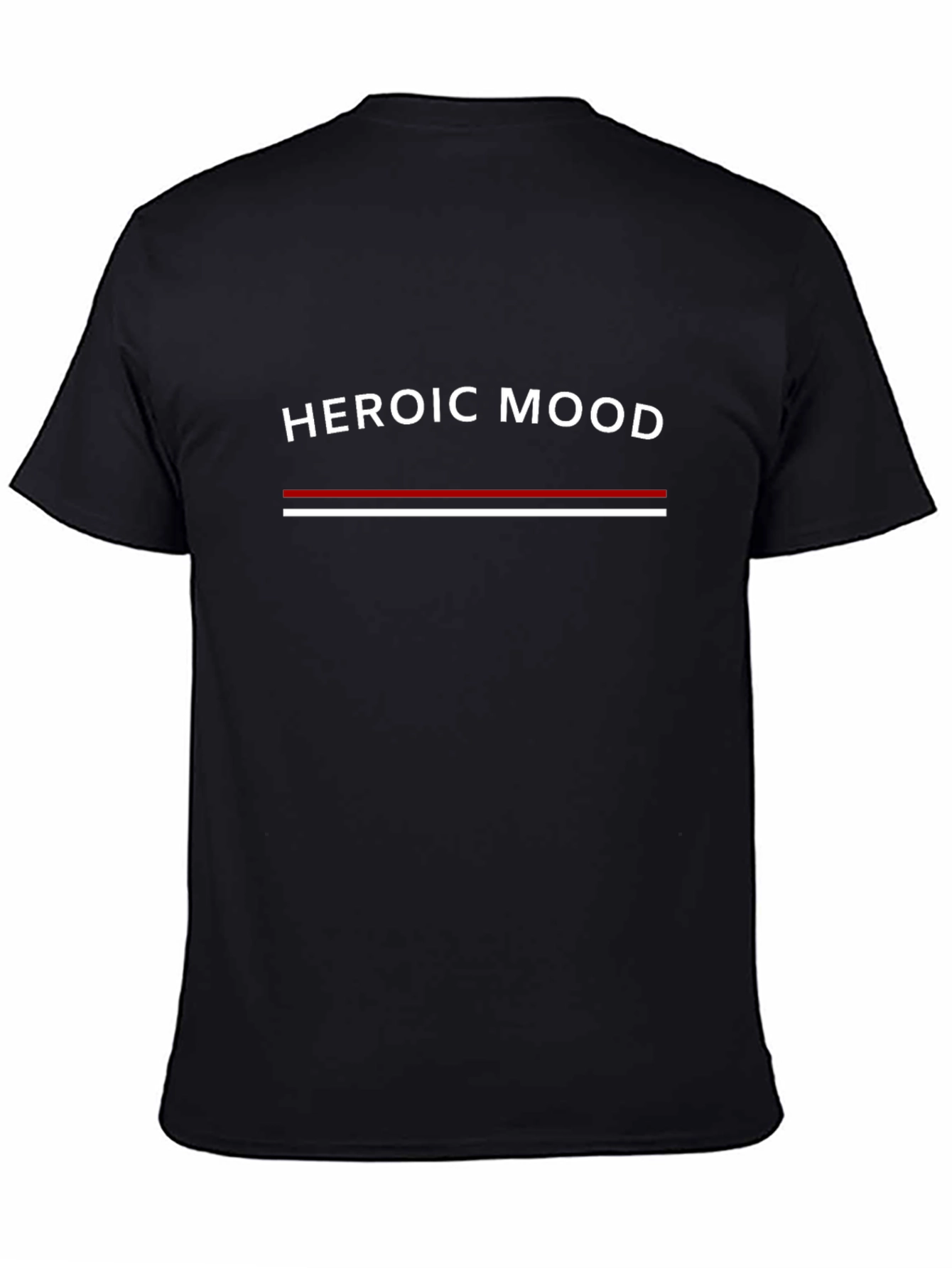 Heroic Mood Graphic Tee - Stylish Cotton Blend Shirt