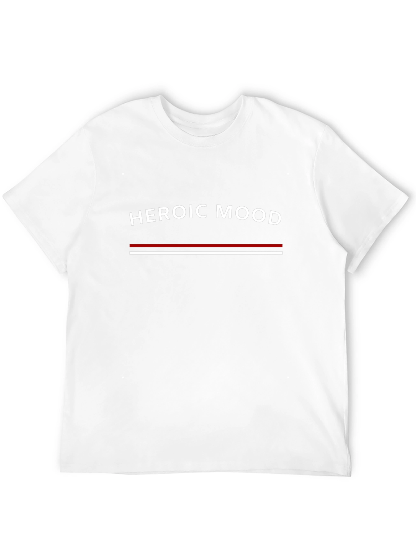 Heroic Mood Graphic Tee - Stylish Cotton Blend Shirt